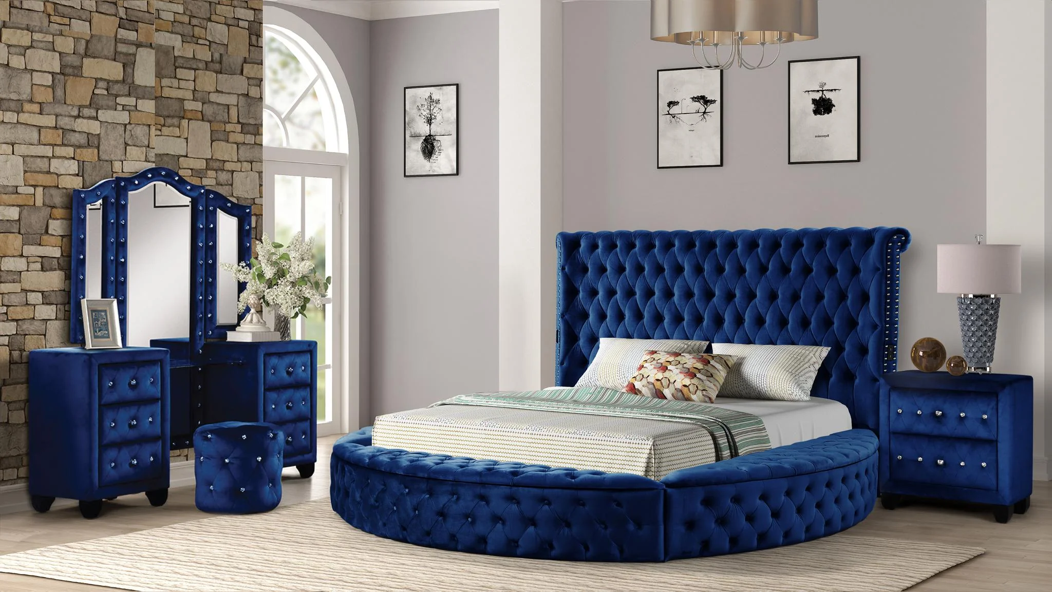 Hazel Queen Vanity 4 Blue