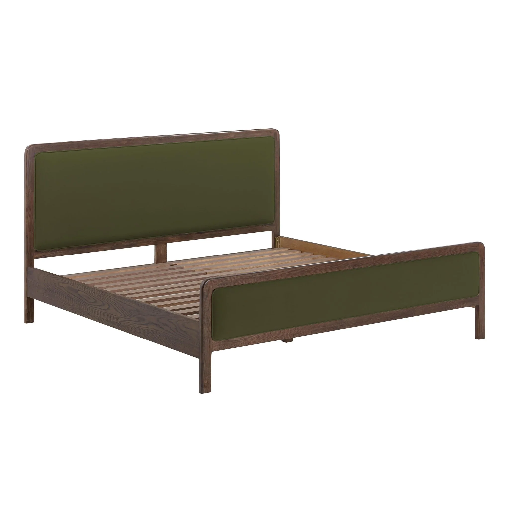 Hella Forest Green Velvet King Bed - Image 8