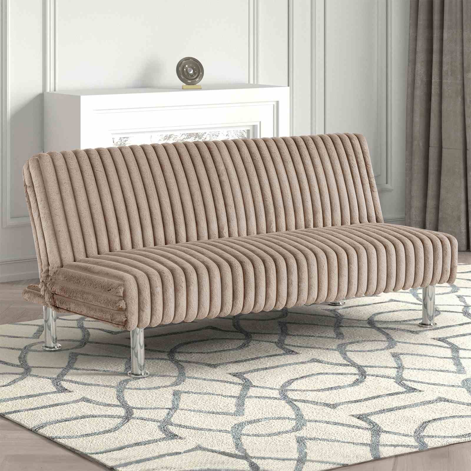 Hinwil Futon Sofa Bed, Taupe