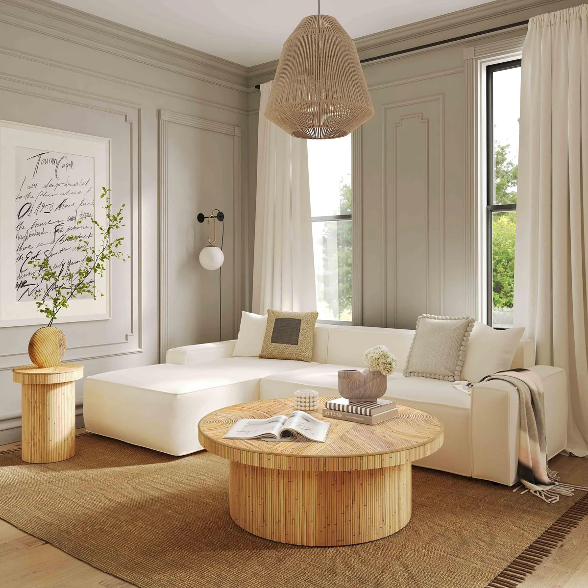 Hope Natural Pendant Lamp - Image 2