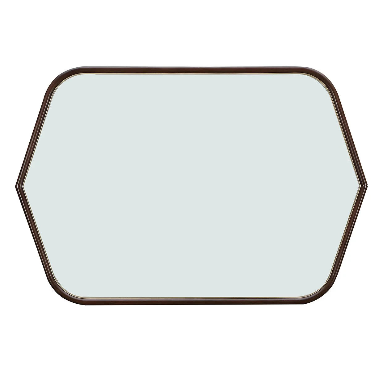 Houston Wall Mirror - Walnut