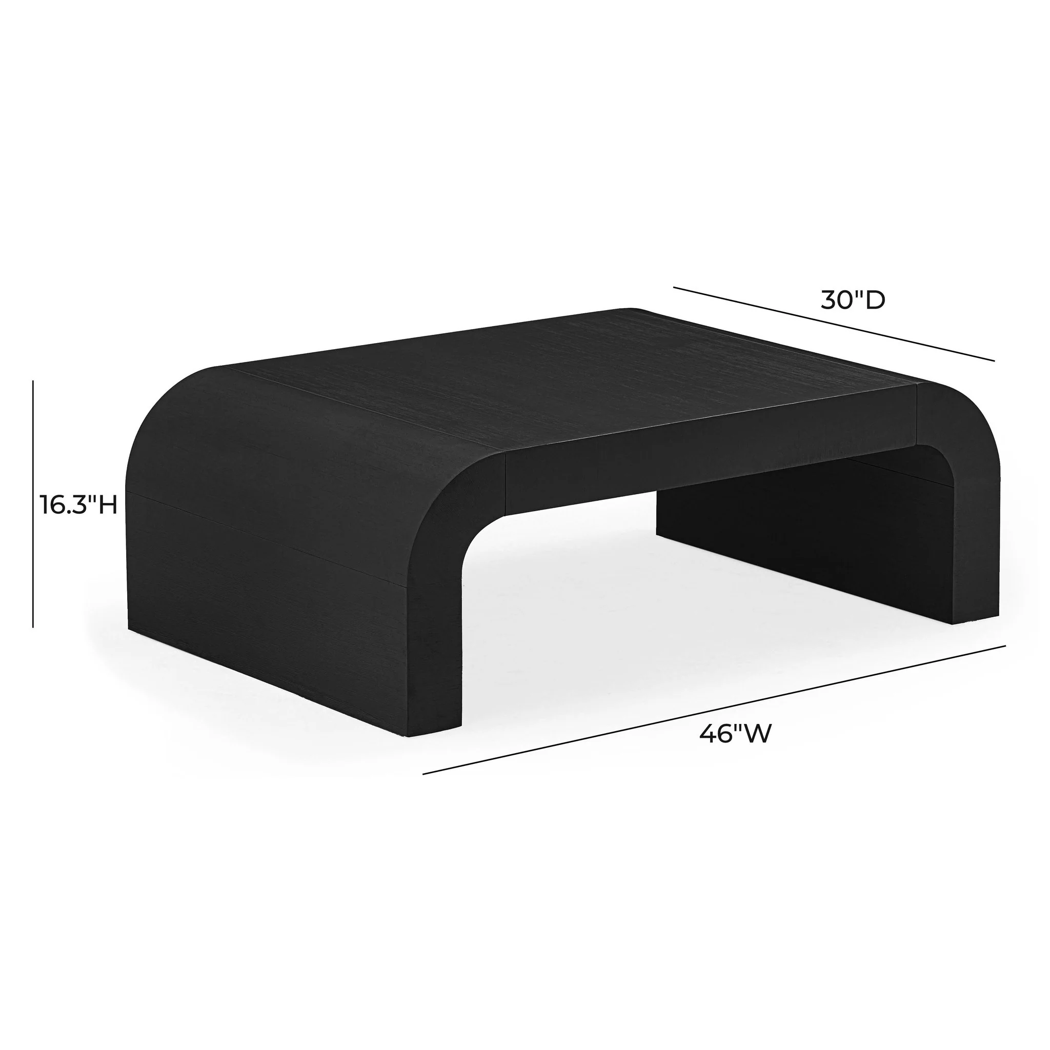 Hump Black Coffee Table - Image 5