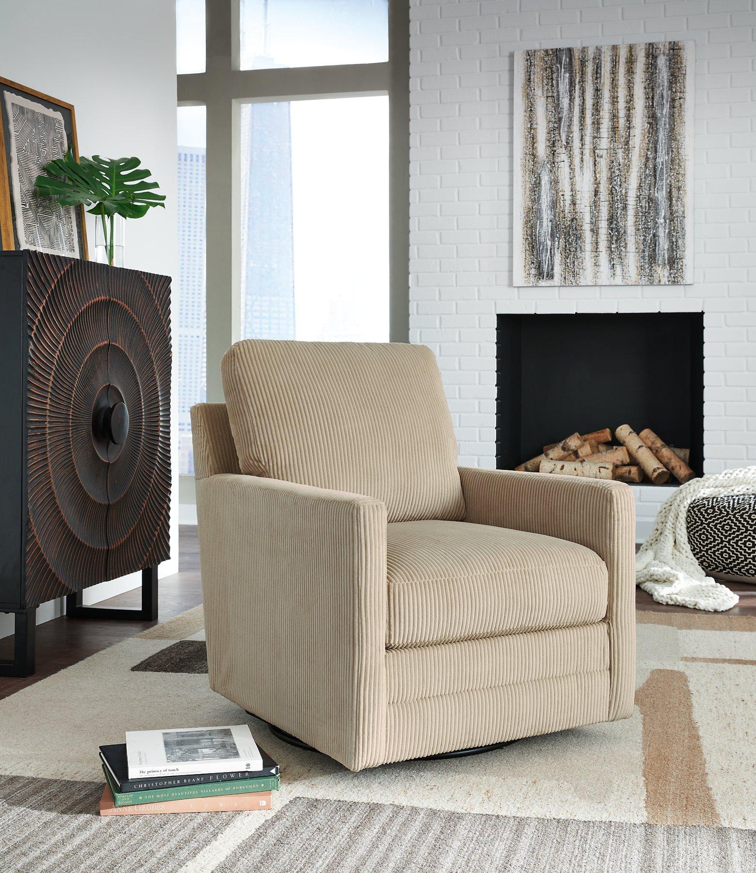 Icaman Swivel Accent Chair - Image 2