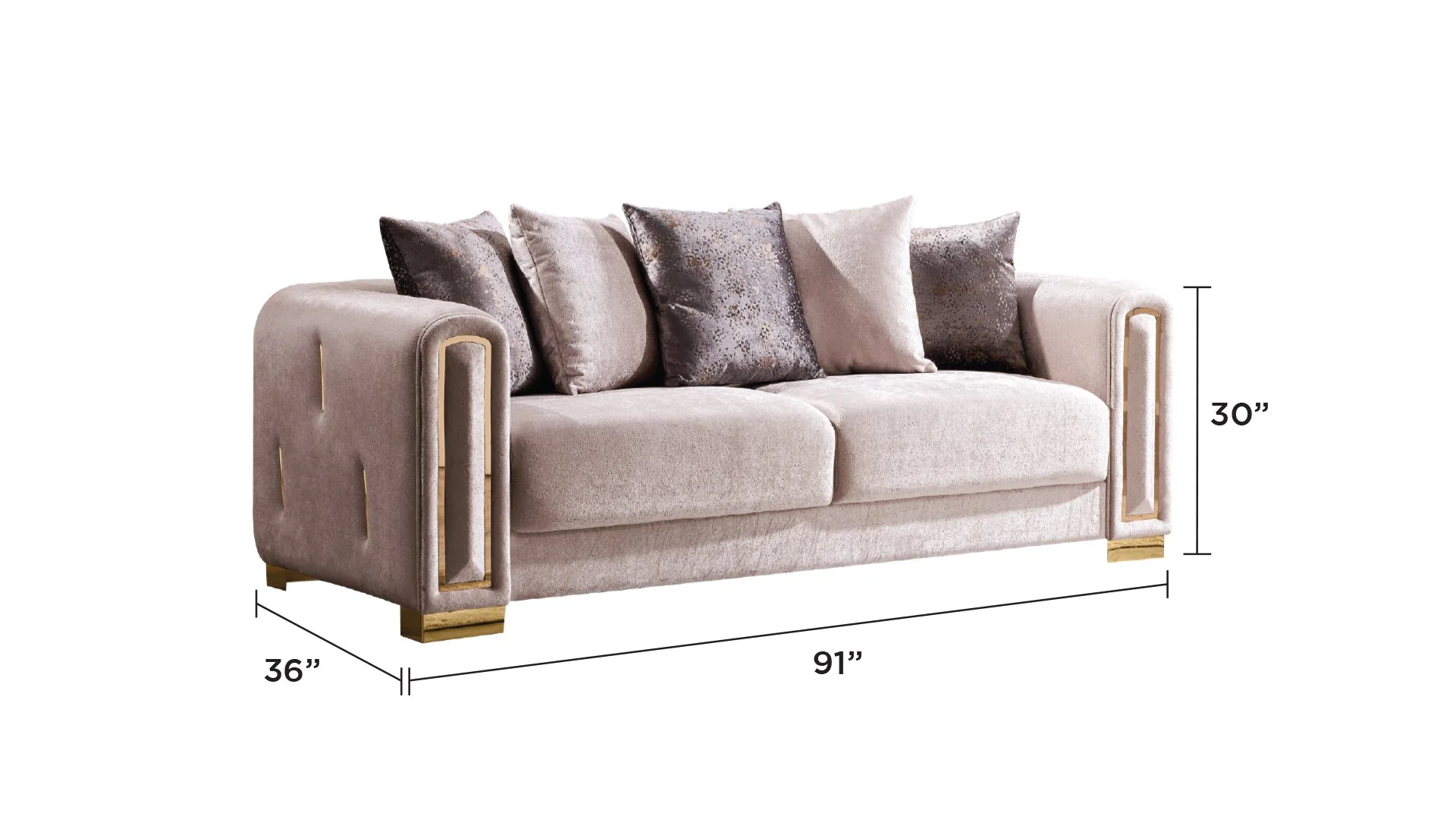 Impreza Sofa Beige - Image 3