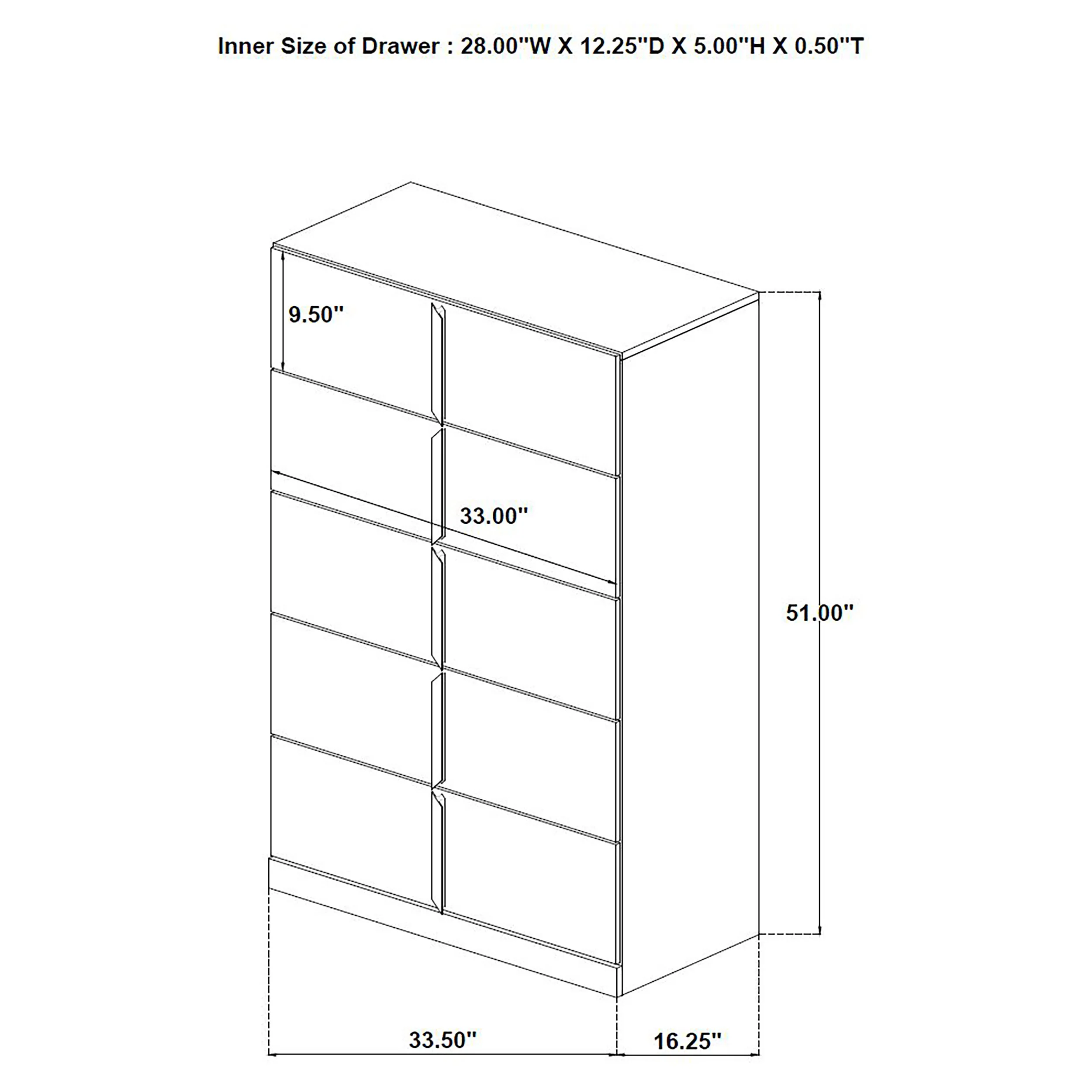 Ines Chest of Drawers - Image 10