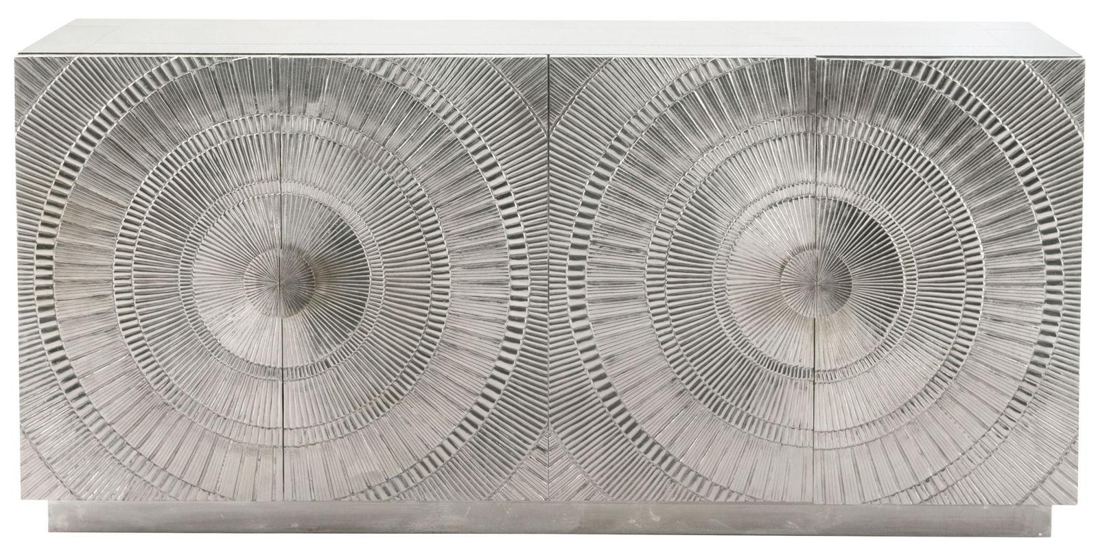 Interiors Barcelona Credenza in German Silver 366-133