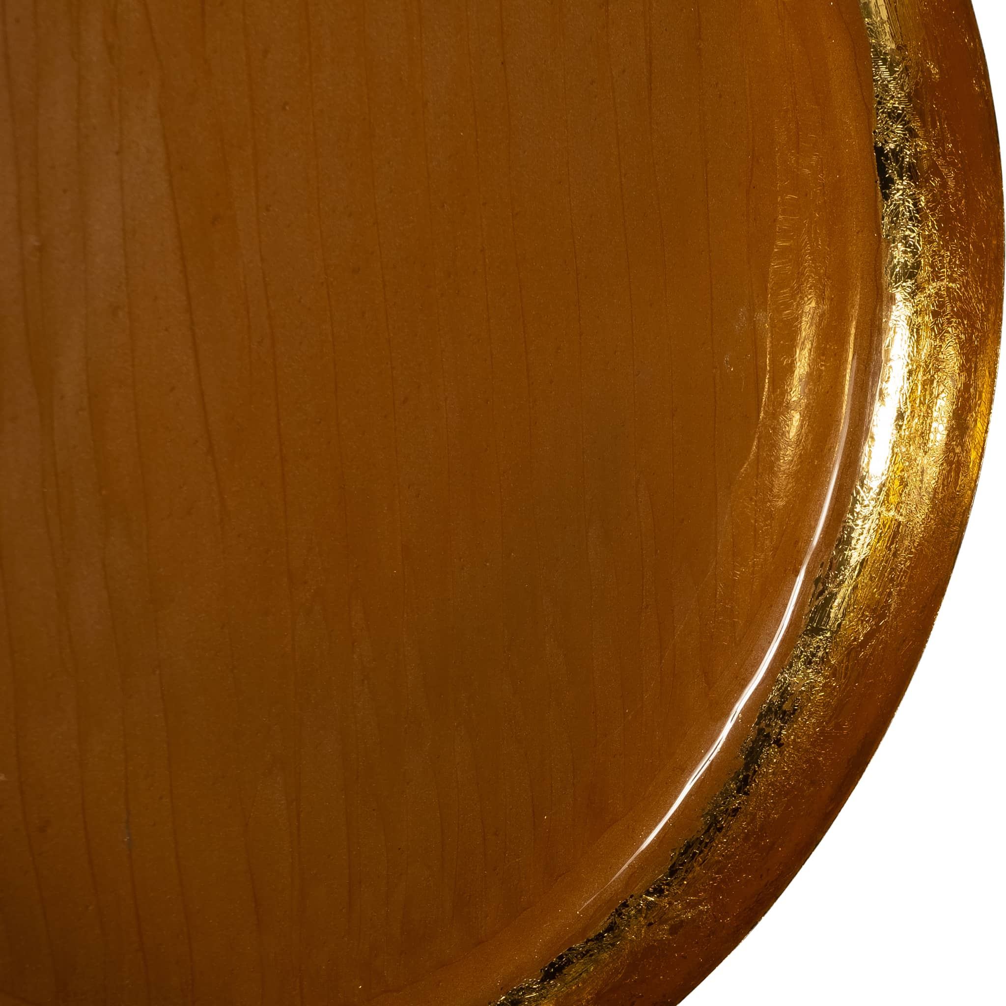 Iron,15",circle Wall Deco,oak - Image 5