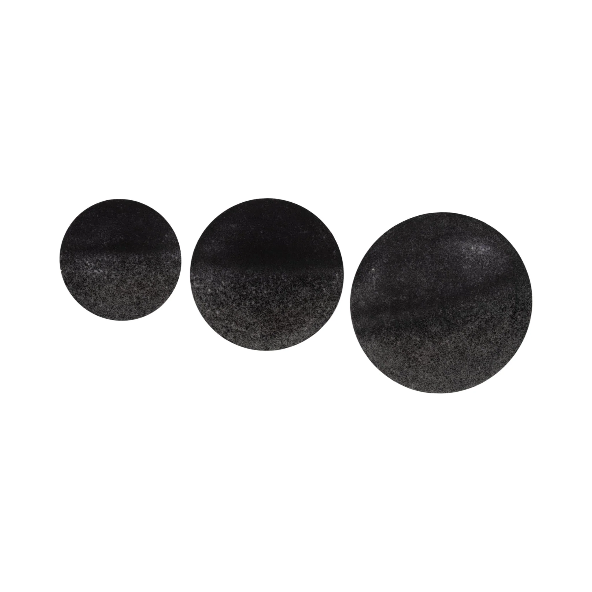 Iron,s/3 16/20/24",circle Wall Art,black