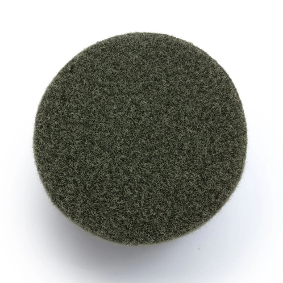 Jaine Forest Green Loose Mohair Ottoman - Image 5
