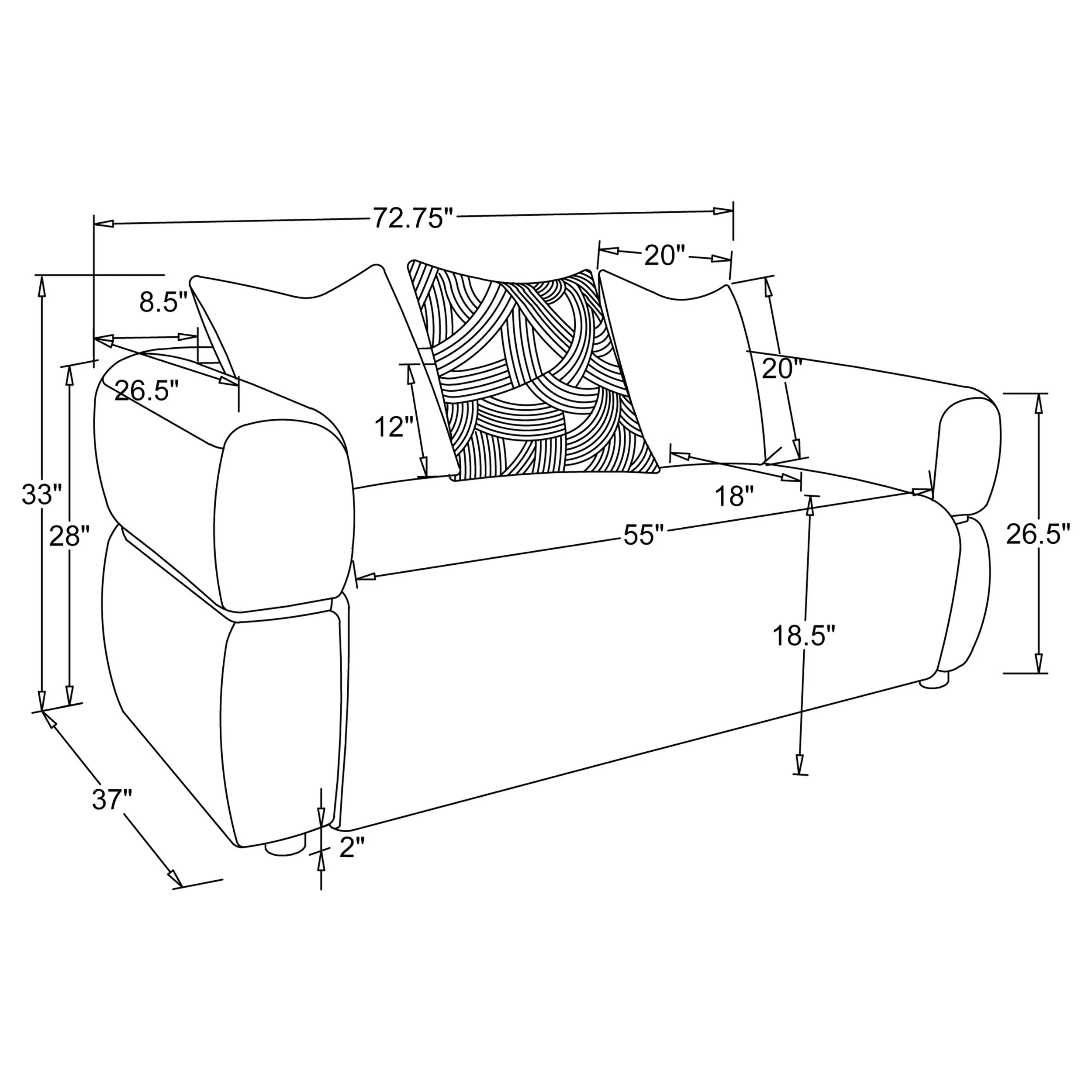 Jeanette Sofa Set - Image 10