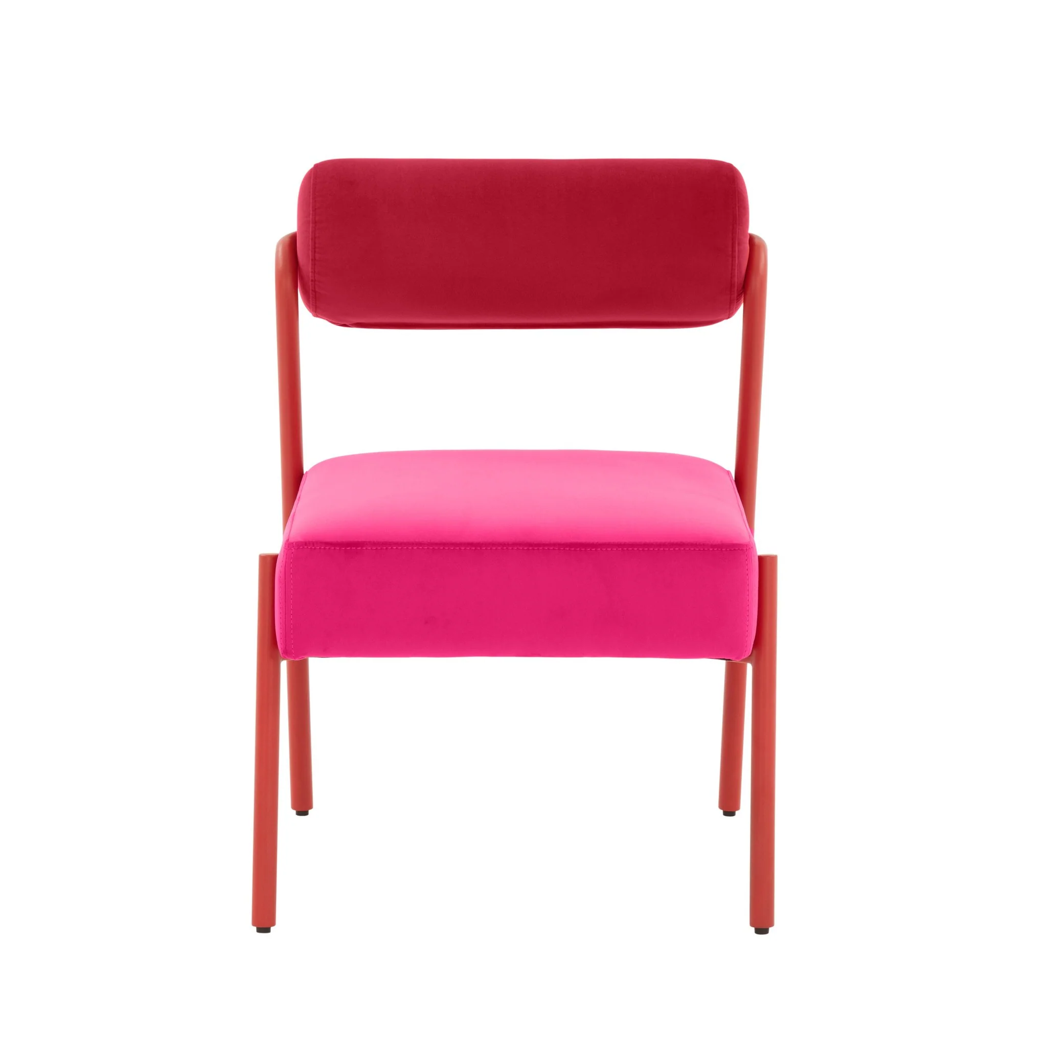 Jolene Hot Pink Velvet Dining Chair - Set of 2 - Image 4