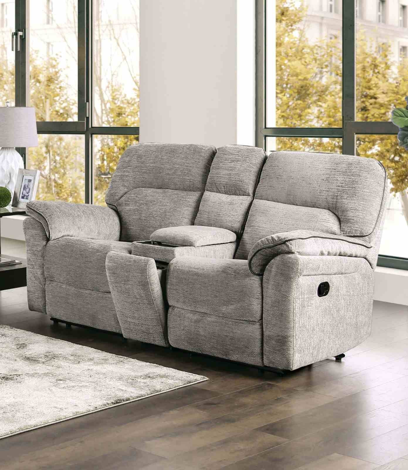 Josias Loveseat, Light Gray Fabric