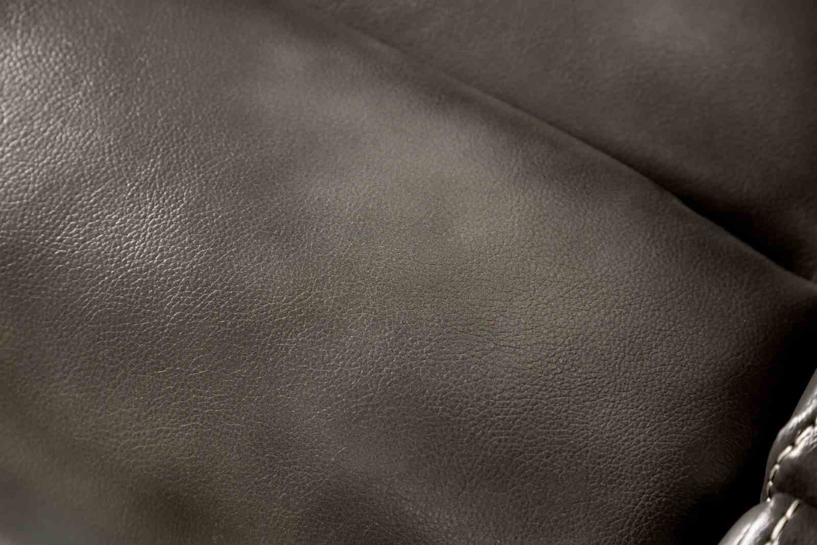 Josias Sofa, Dark Gray Leatherette - Image 3