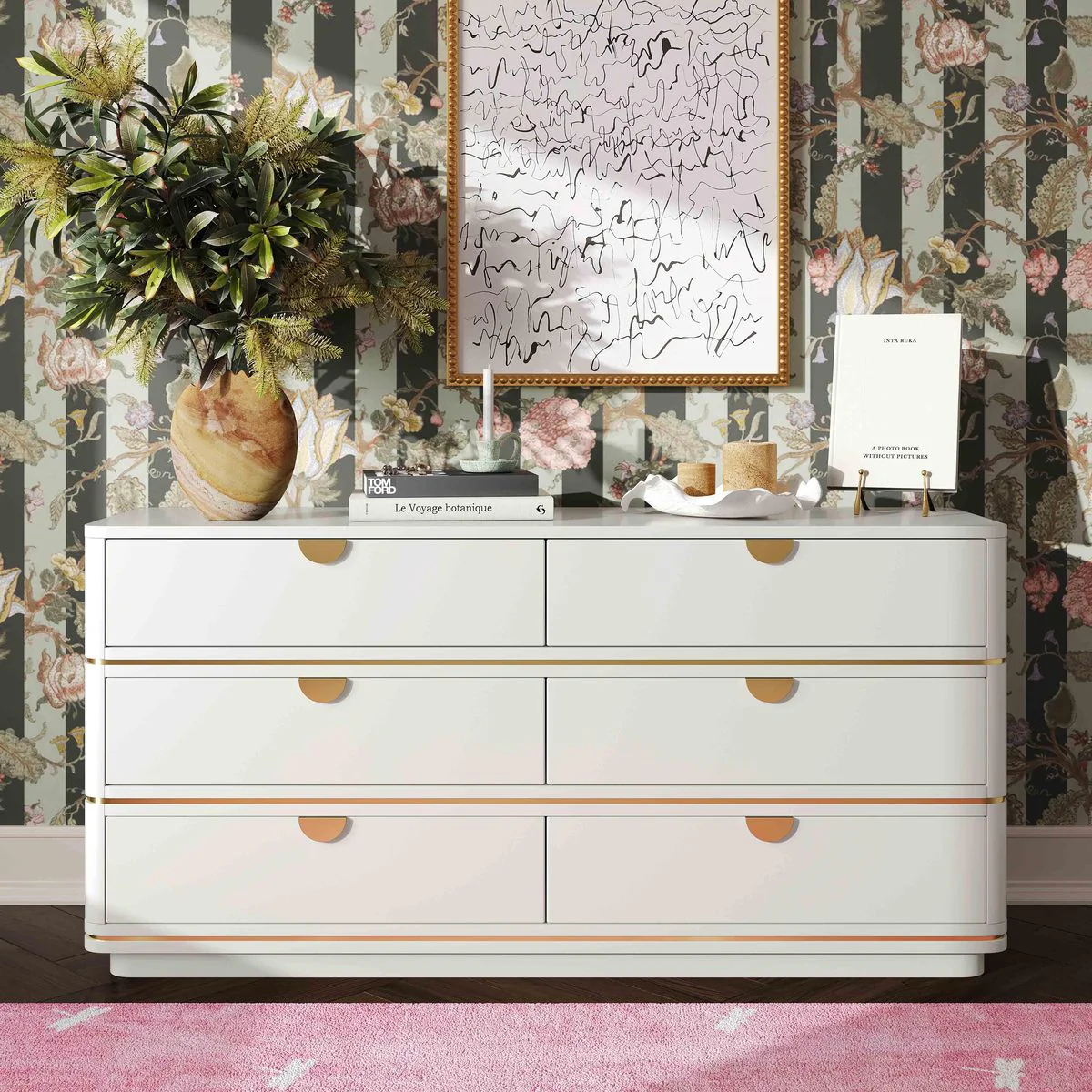 Julieta Cream 6 Drawer Dresser - Image 2