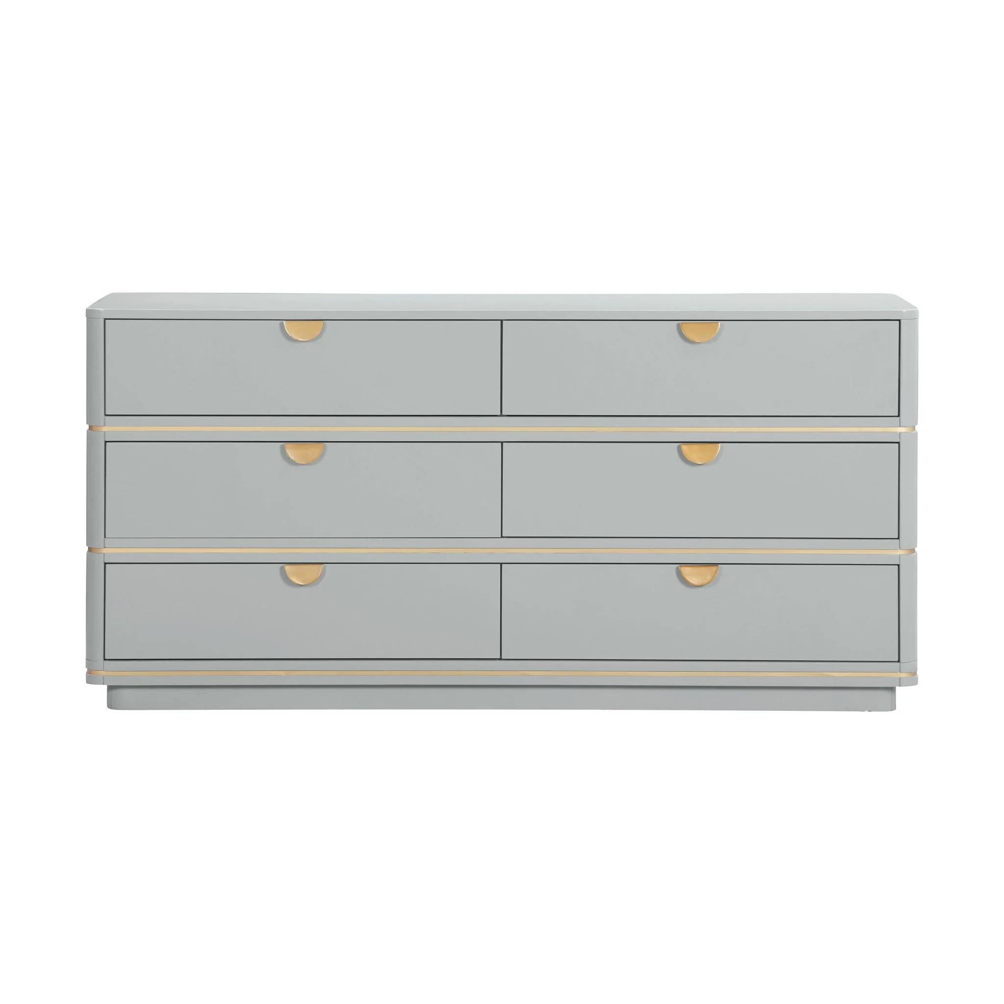 Julieta Grey 6 Drawer Dresser - Image 3