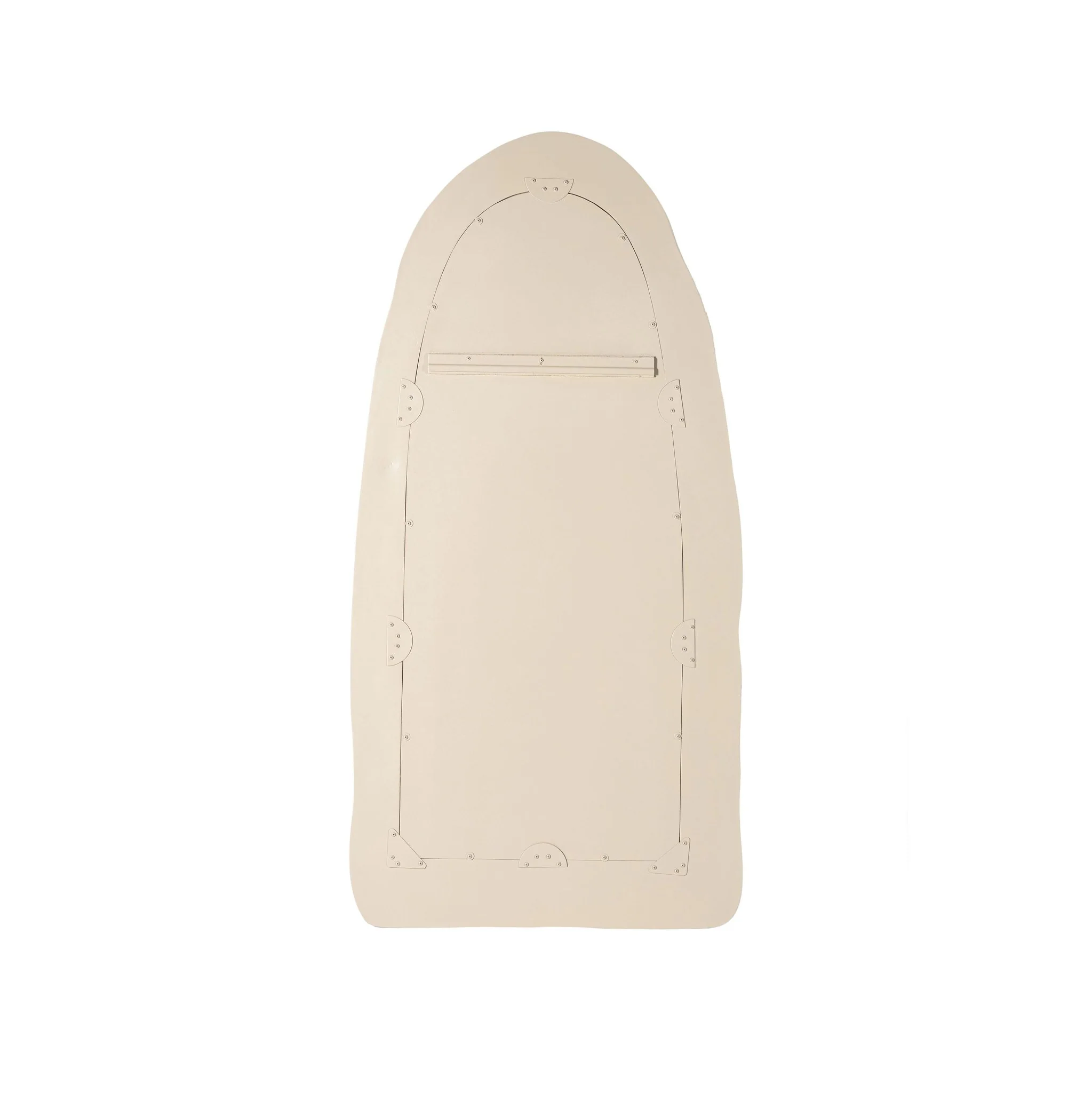Kaia Cream Textured Small Floor Mirror - Image 5