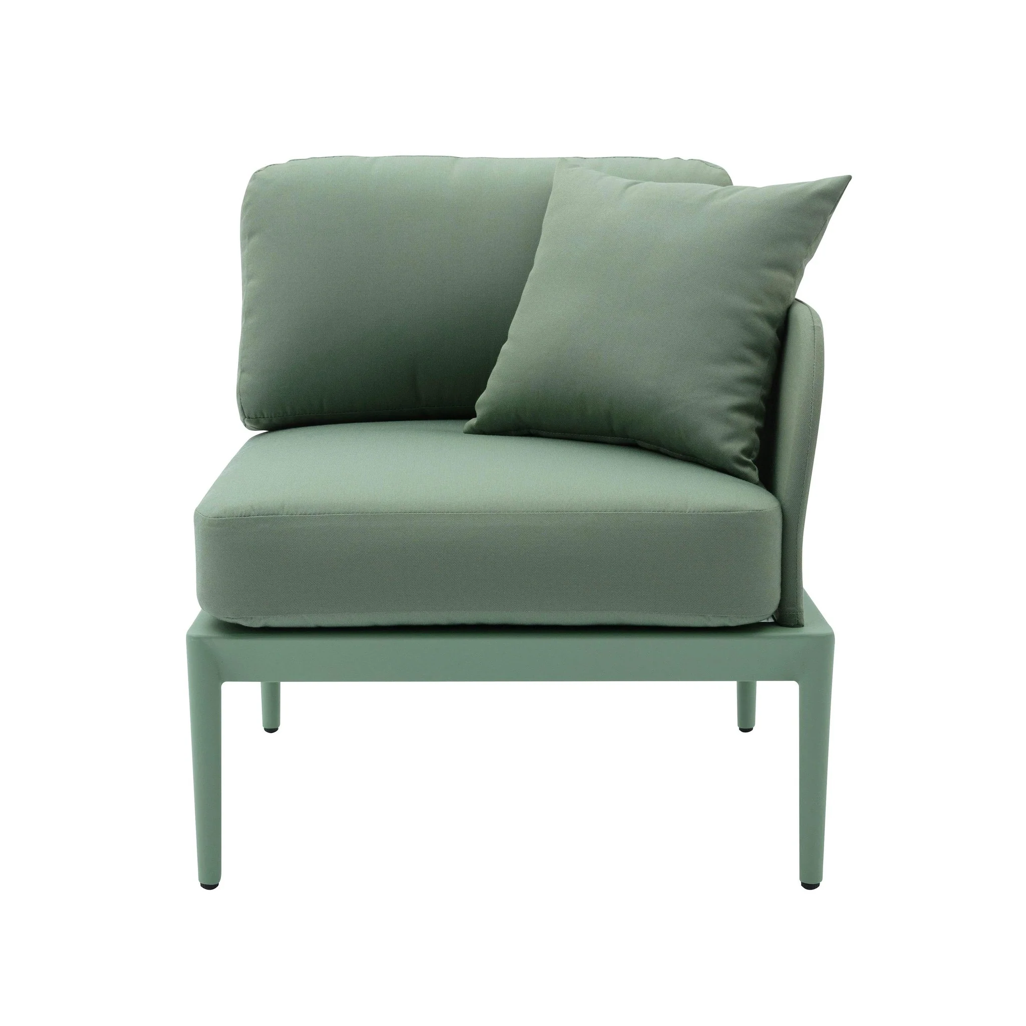 Kapri Moss Green Modular Outdoor RAF Corner Seat - Image 2