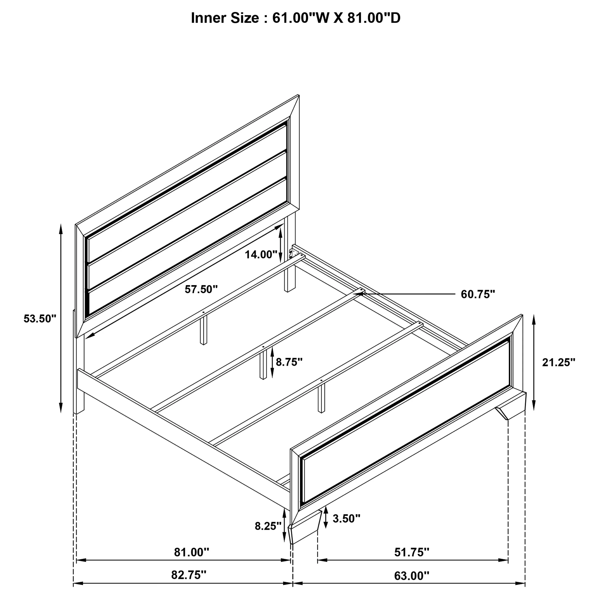 Kauffman Panel Bed - Image 9