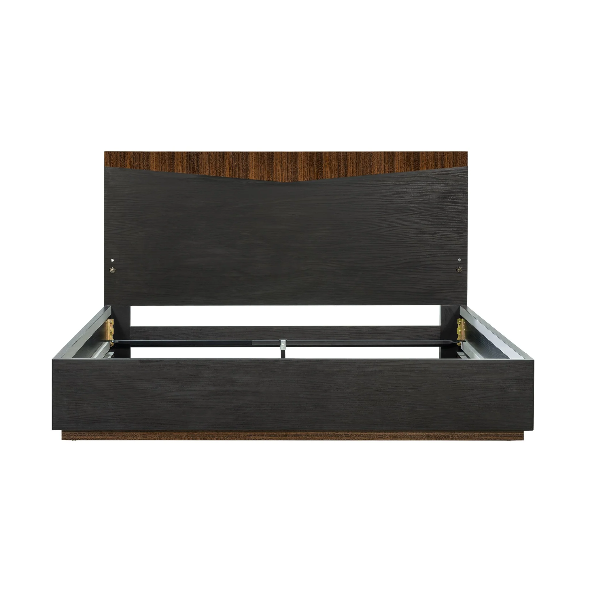 Kayner Eastern King Bed with LED Lights - Charcoal - Image 5