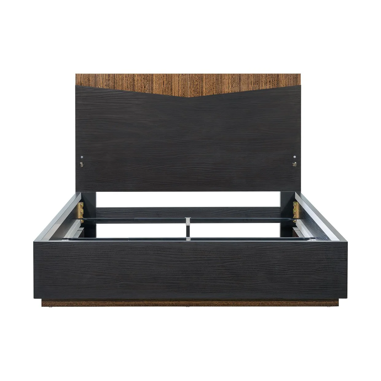 Kayner Queen Bed with LED Lights - Charcoal - Image 2