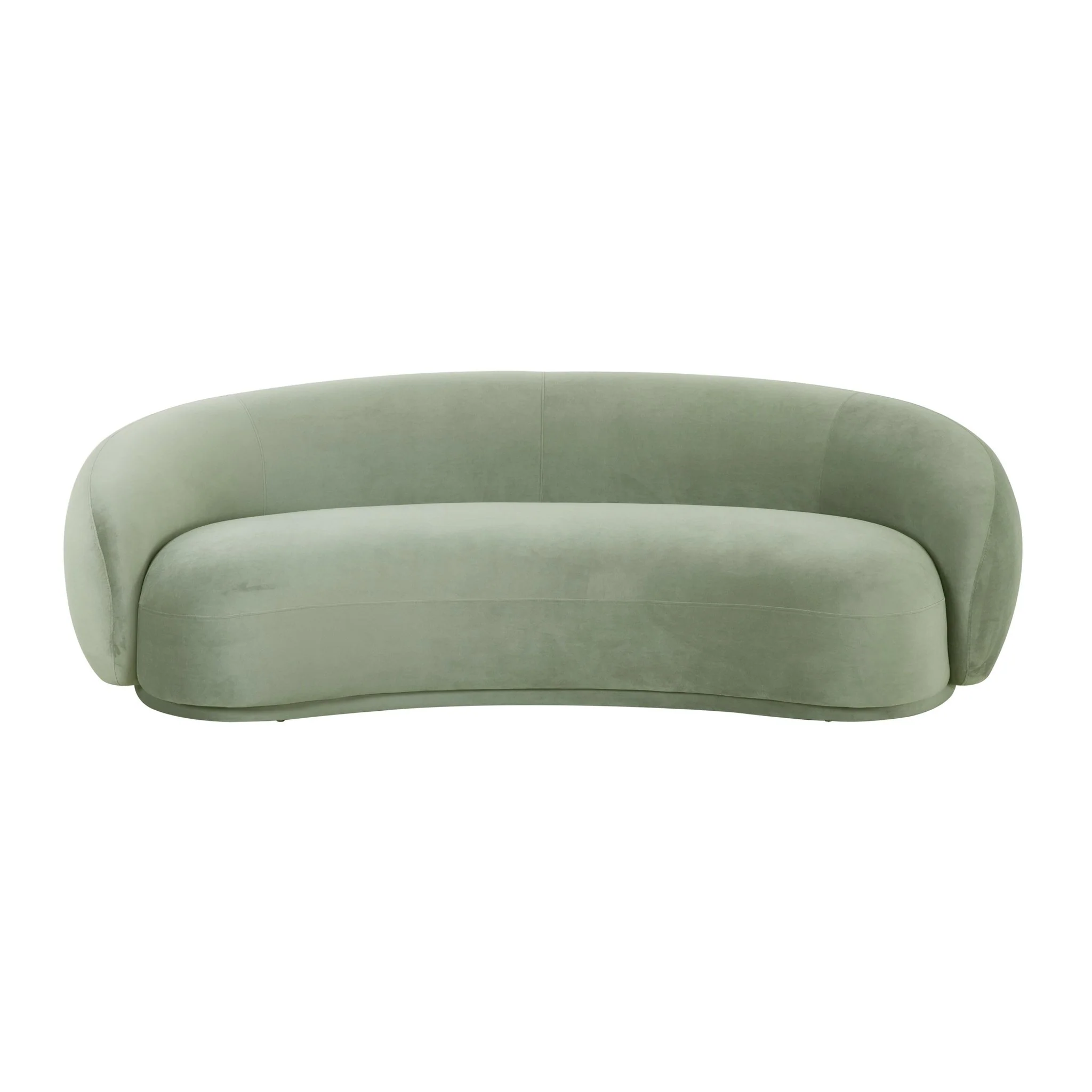Kendall Moss Green Velvet Sofa - Image 3