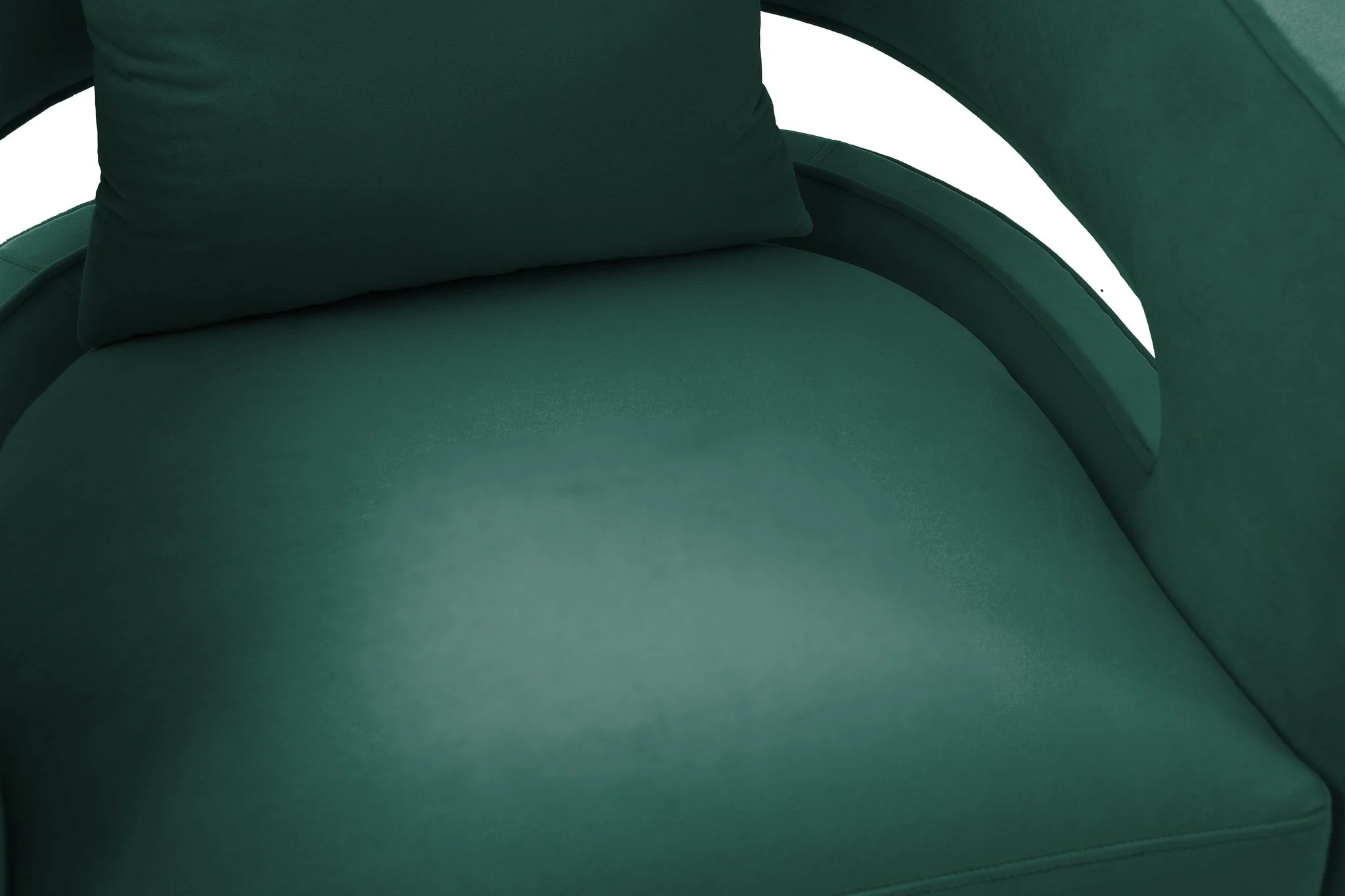 Kennedy Forest Green Velvet Swivel Chair - Image 5
