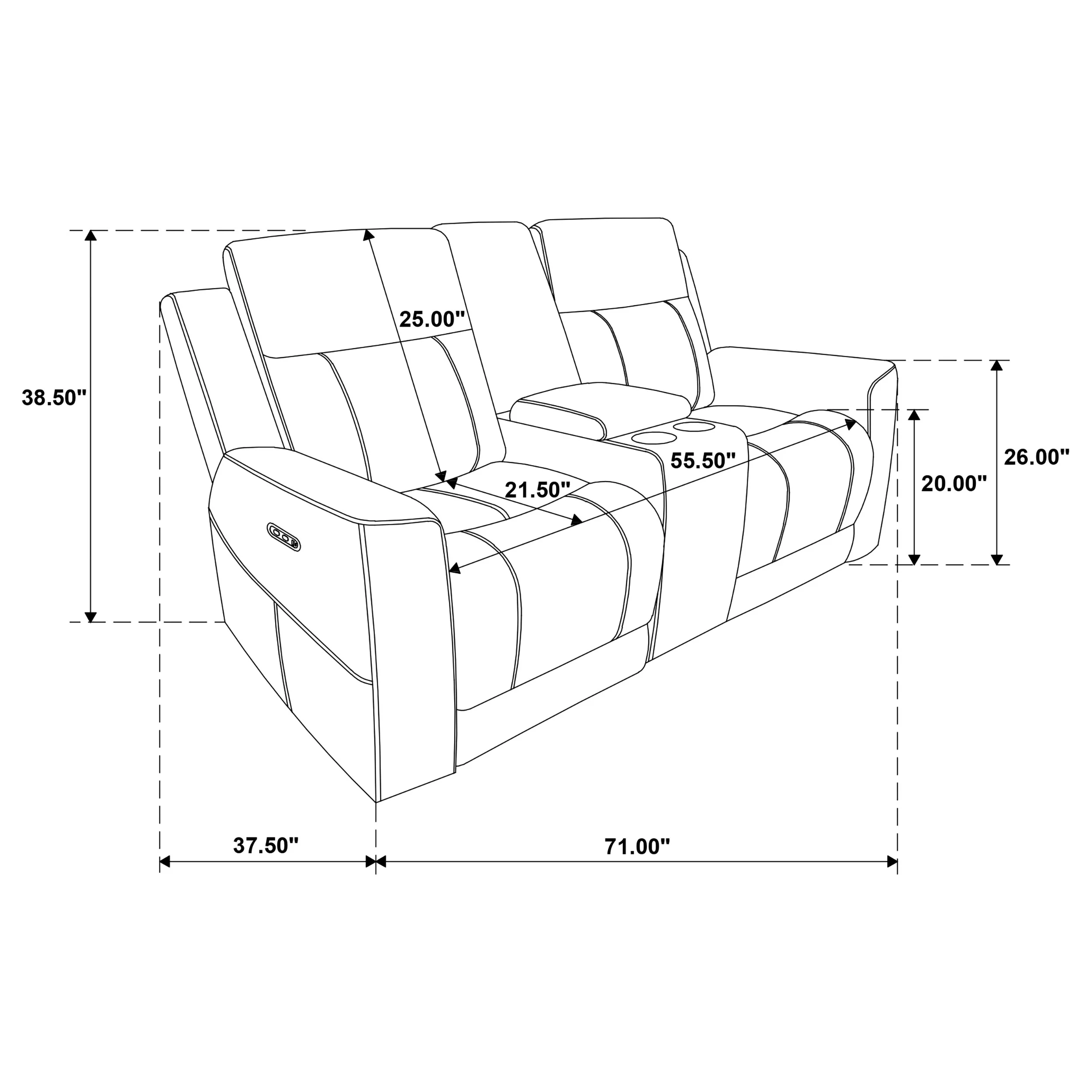 Kennett Power Reclining Sofa Set - Image 35
