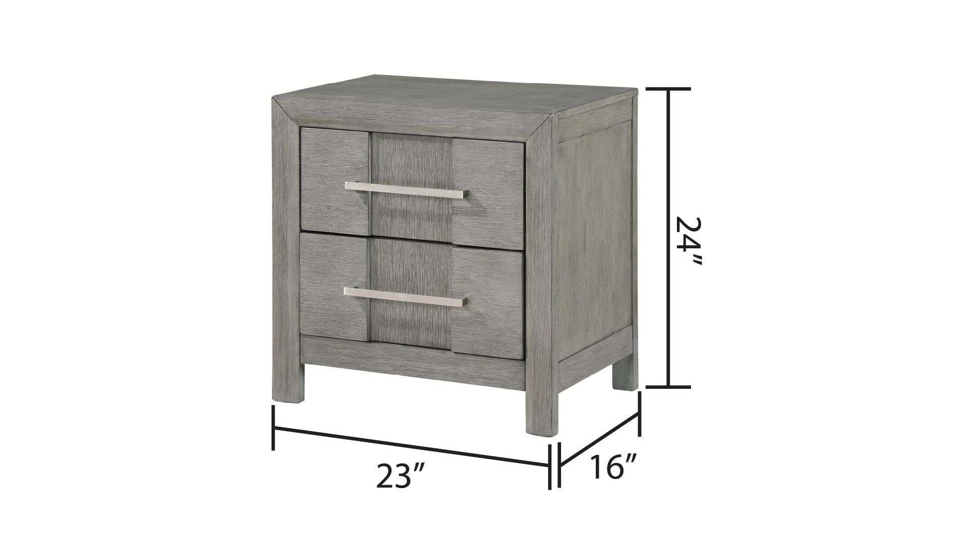 Kenzo King 4 Pc Bedroom Set Gray - Image 15