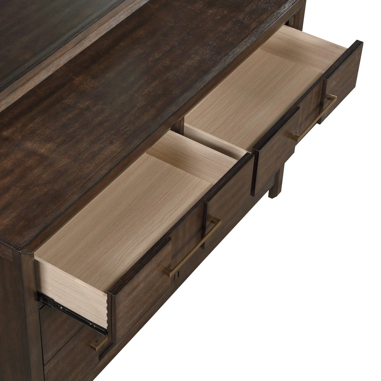 Kenzo Queen 4 Pc Bedroom Set Walnut - Image 8