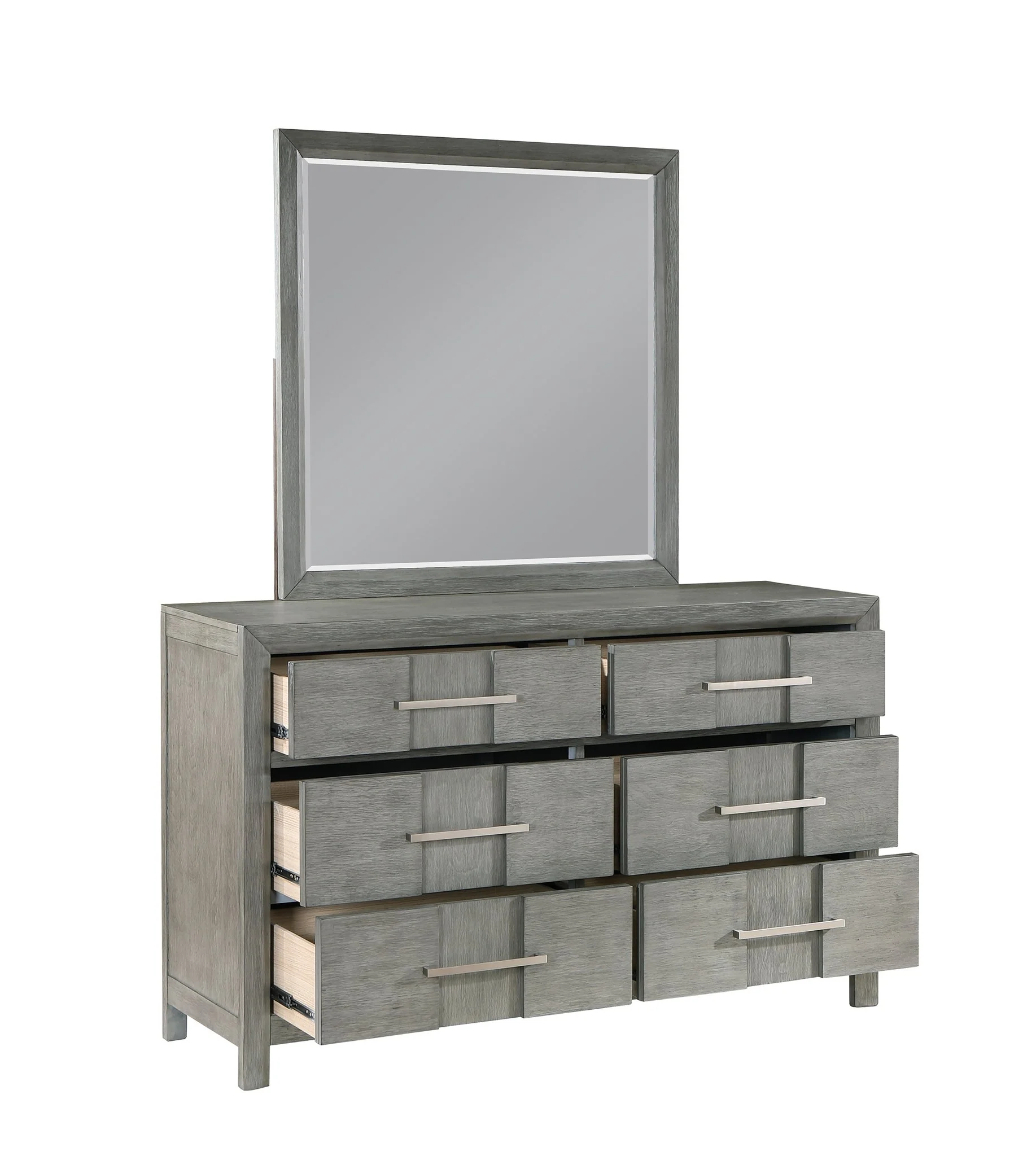 Kenzo Queen 5 Pc Bedroom Set Gray - Image 7