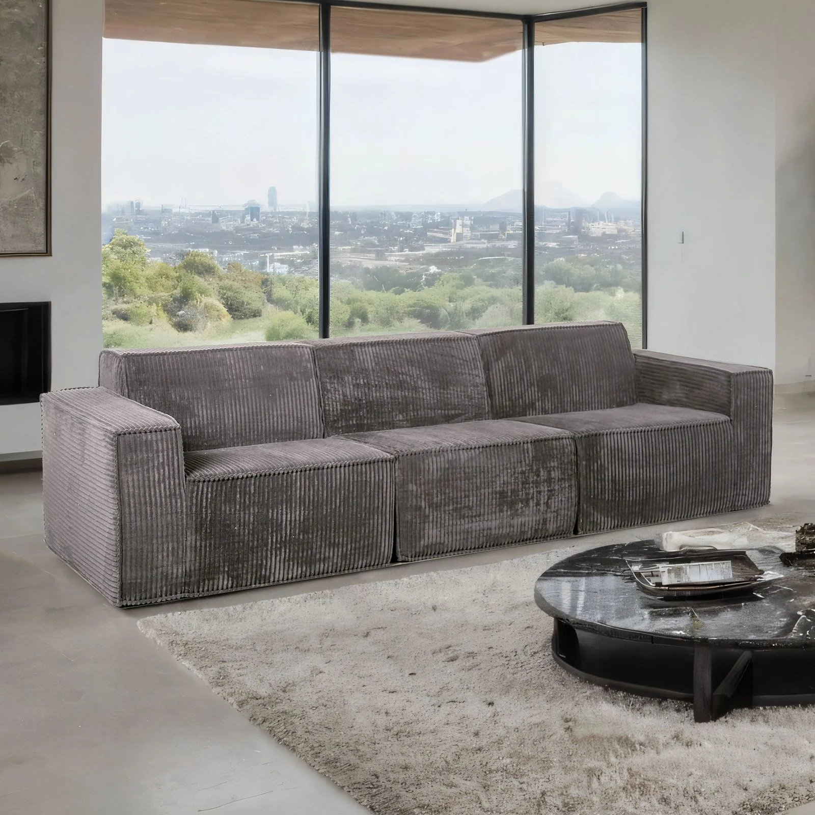 Kimara Sofa, Dark Gray