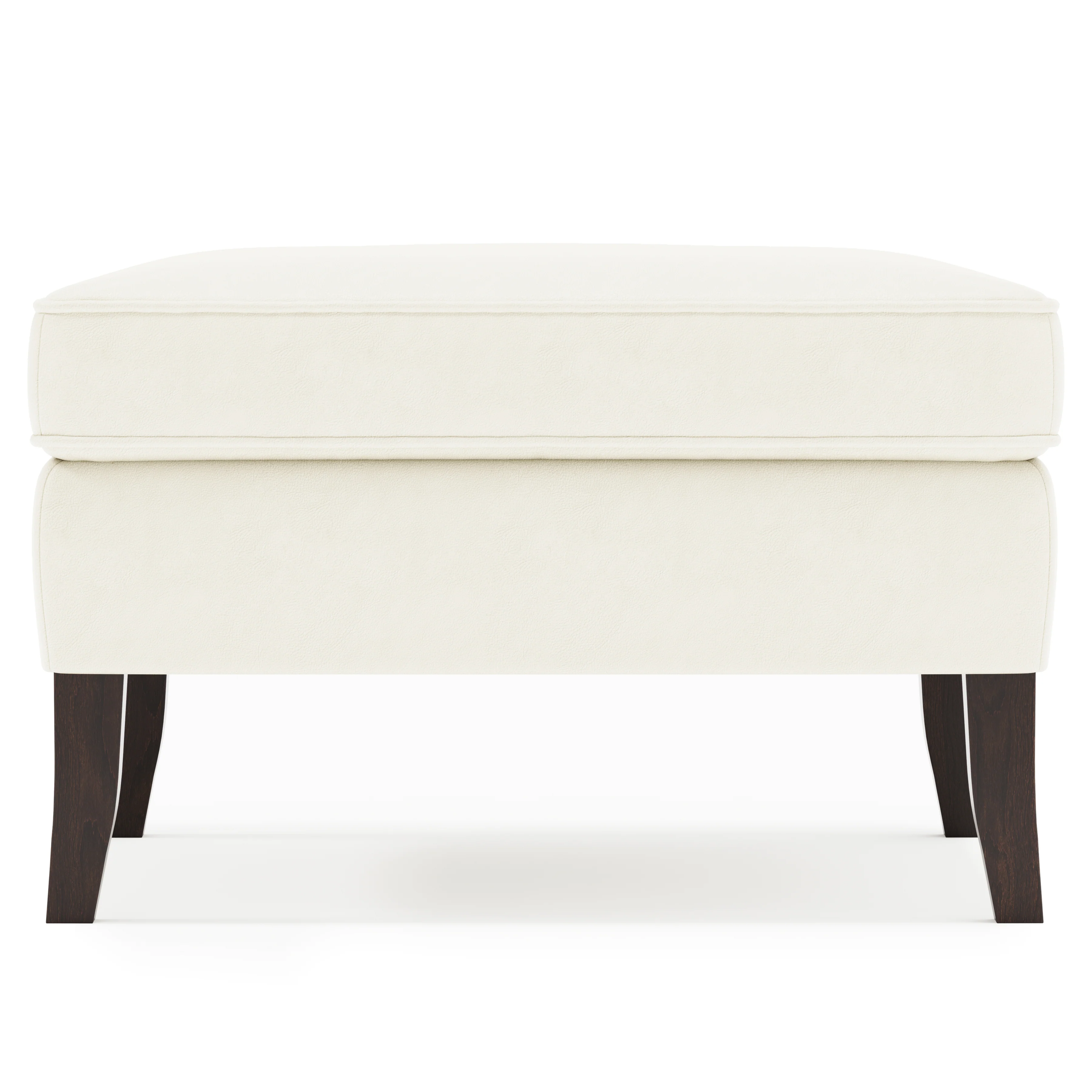 Kingston Leather Ottoman - Image 2