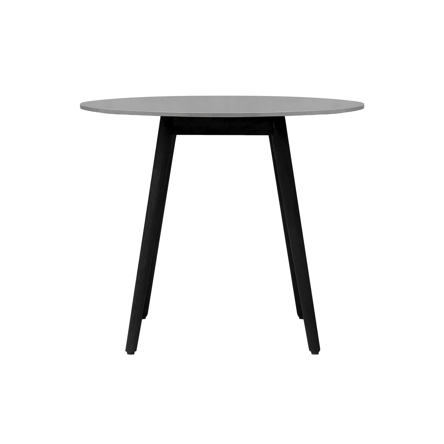Kylie and Shasta 3 Piece Outdoor Patio 36" Dining Set in Black Eucalyptus Wood and Brick Red Rope - Image 5