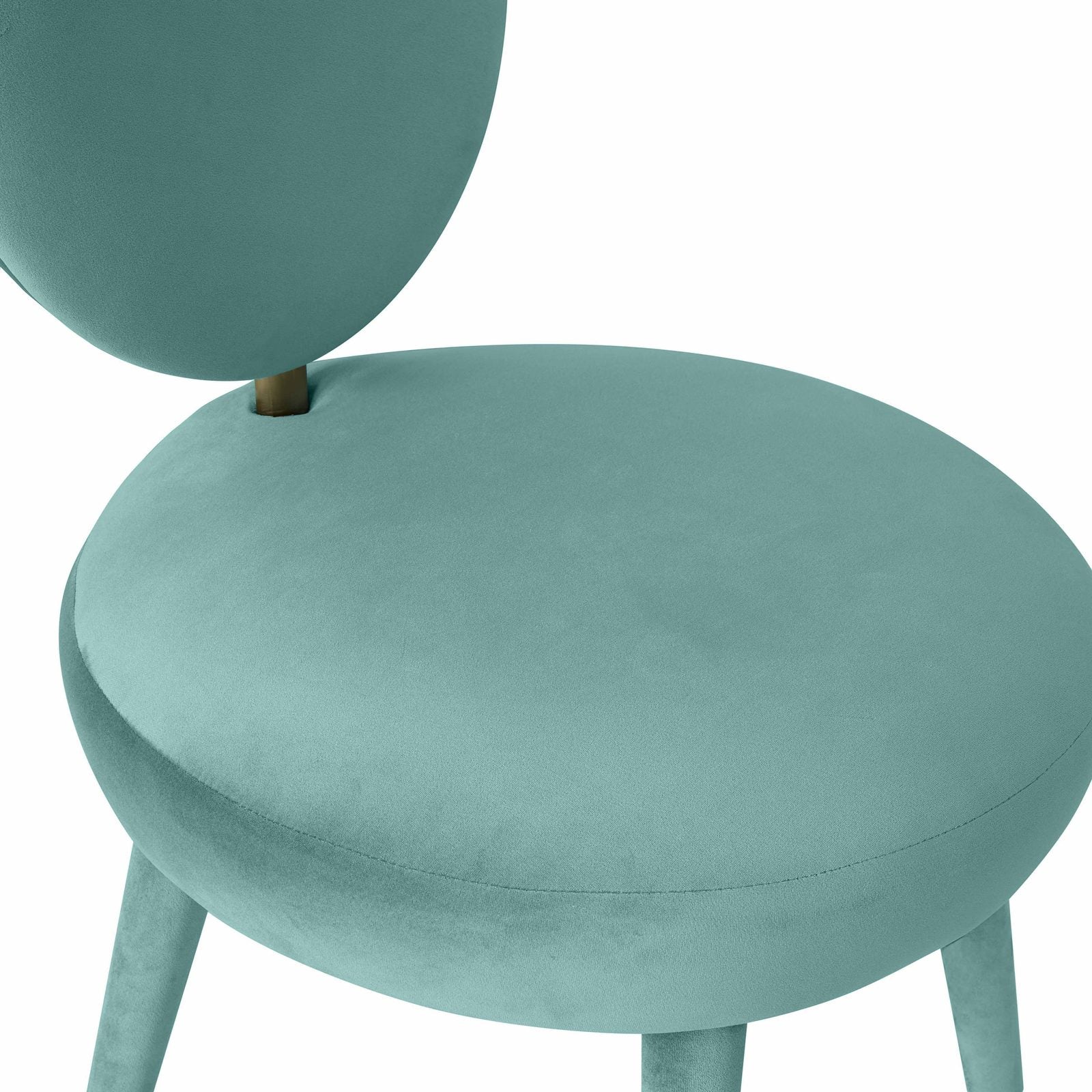 Kylie Sea Blue Velvet Dining Chair - Image 5