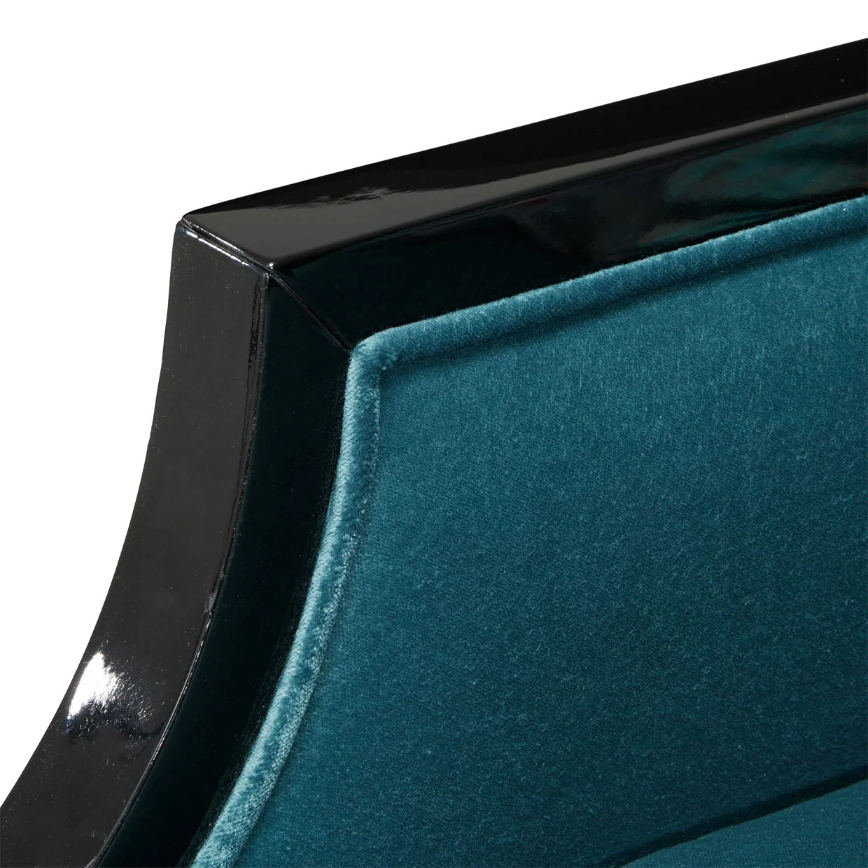 La Francaise Accent Chair - Azure/Black - Image 8