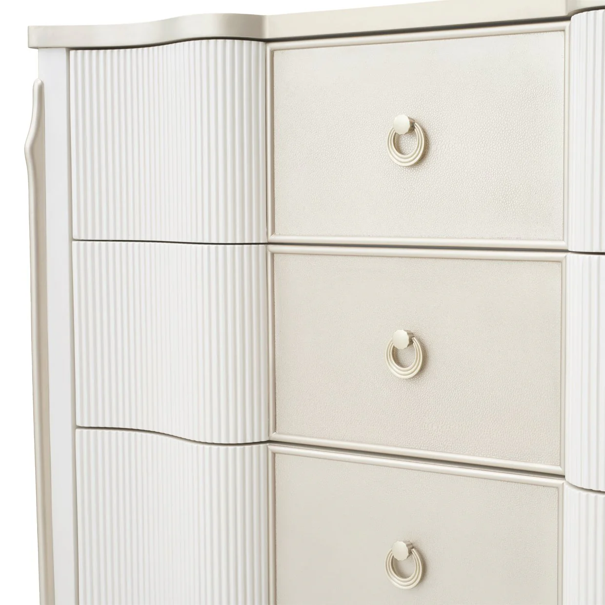 La Marisia 5-Drawer Chest - Creamy Pearl - Image 14