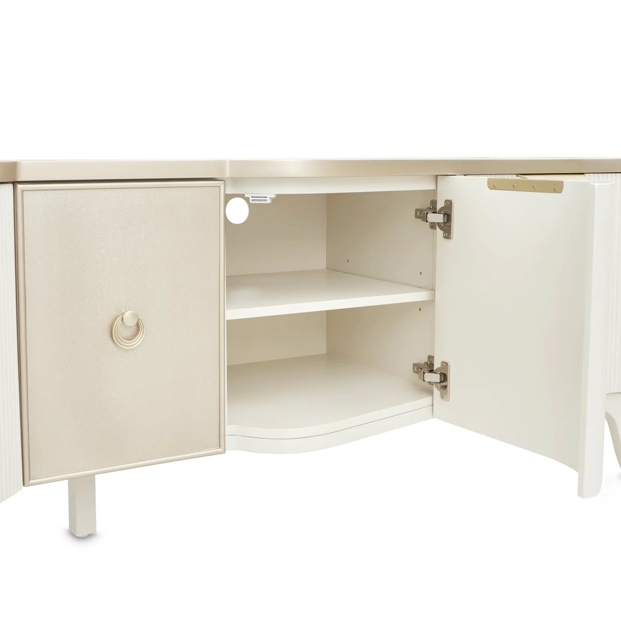 La Marisia Media Cabinet - Creamy Pearl - Image 7