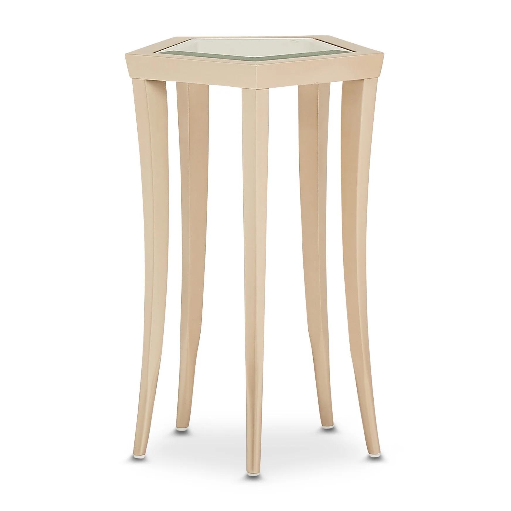 La Rachelle Chairside Table - Champagne