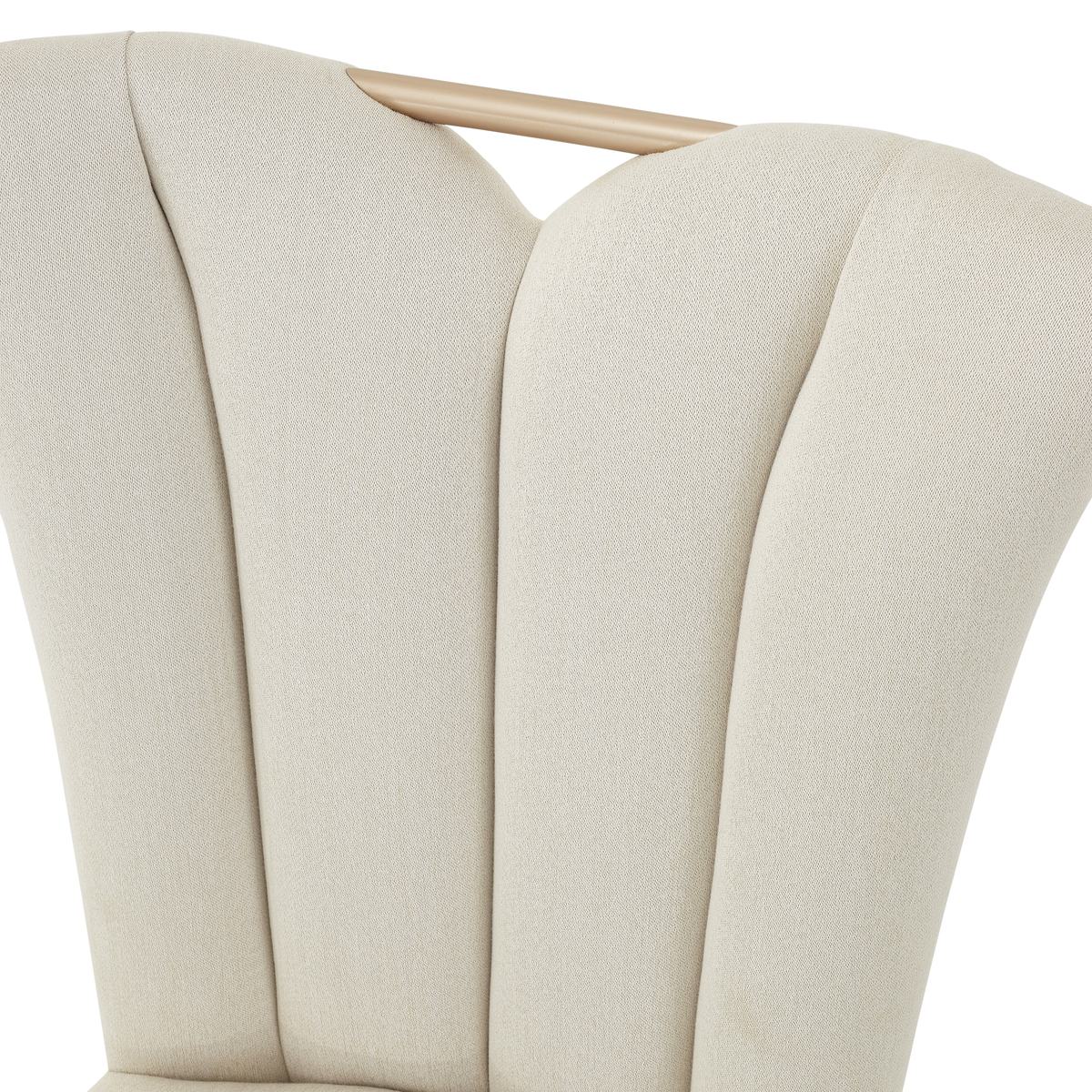 La Rachelle Dining Side Chair - Medium Champagne - Image 7