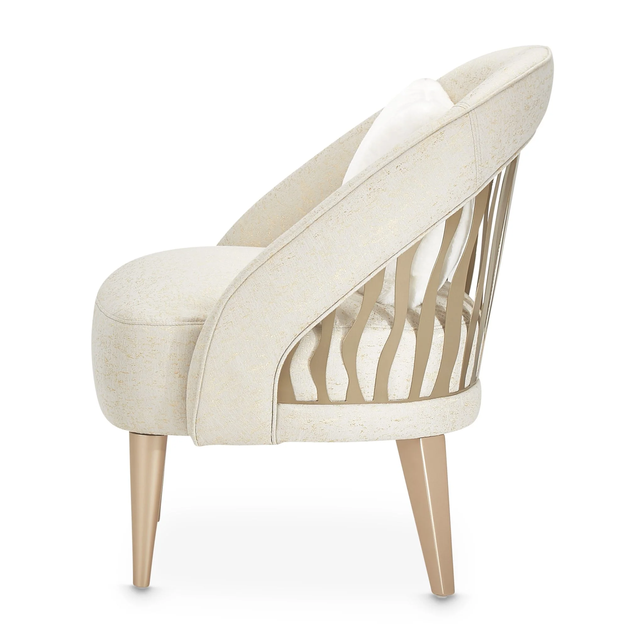 La Rachelle Flame Chair - Gold Rush/Champagne - Image 2