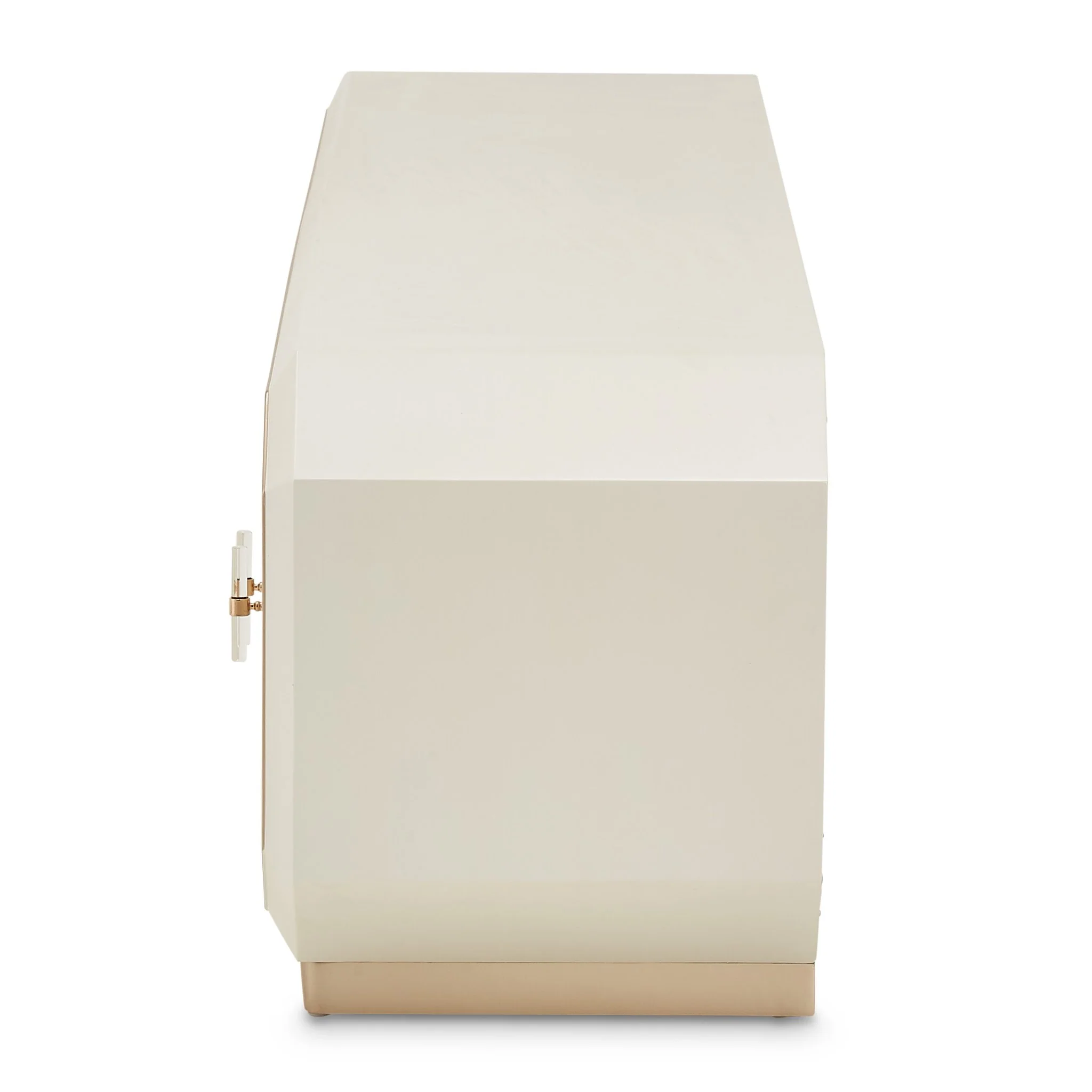 La Rachelle Media Cabinet - Champagne - Image 2