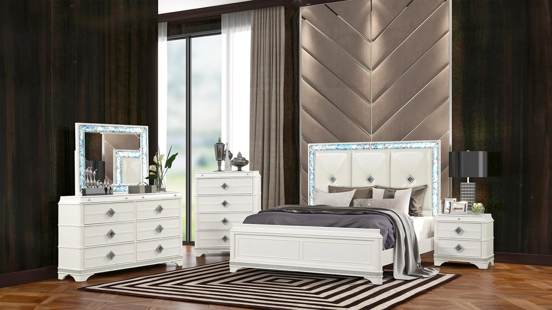 Laguna Queen 5PC Bedroom Set