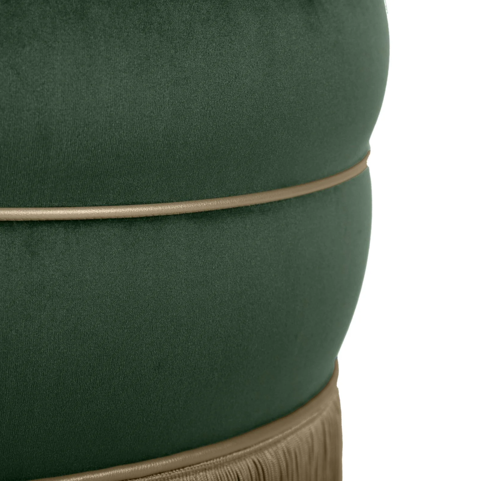 Lakka Green Velvet Ottoman - Image 6
