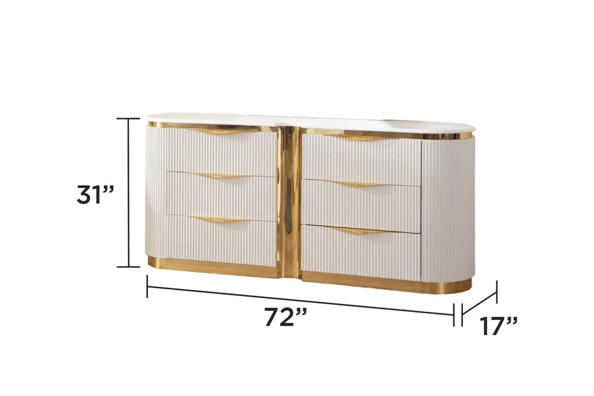 LAURA Dresser White - Image 4