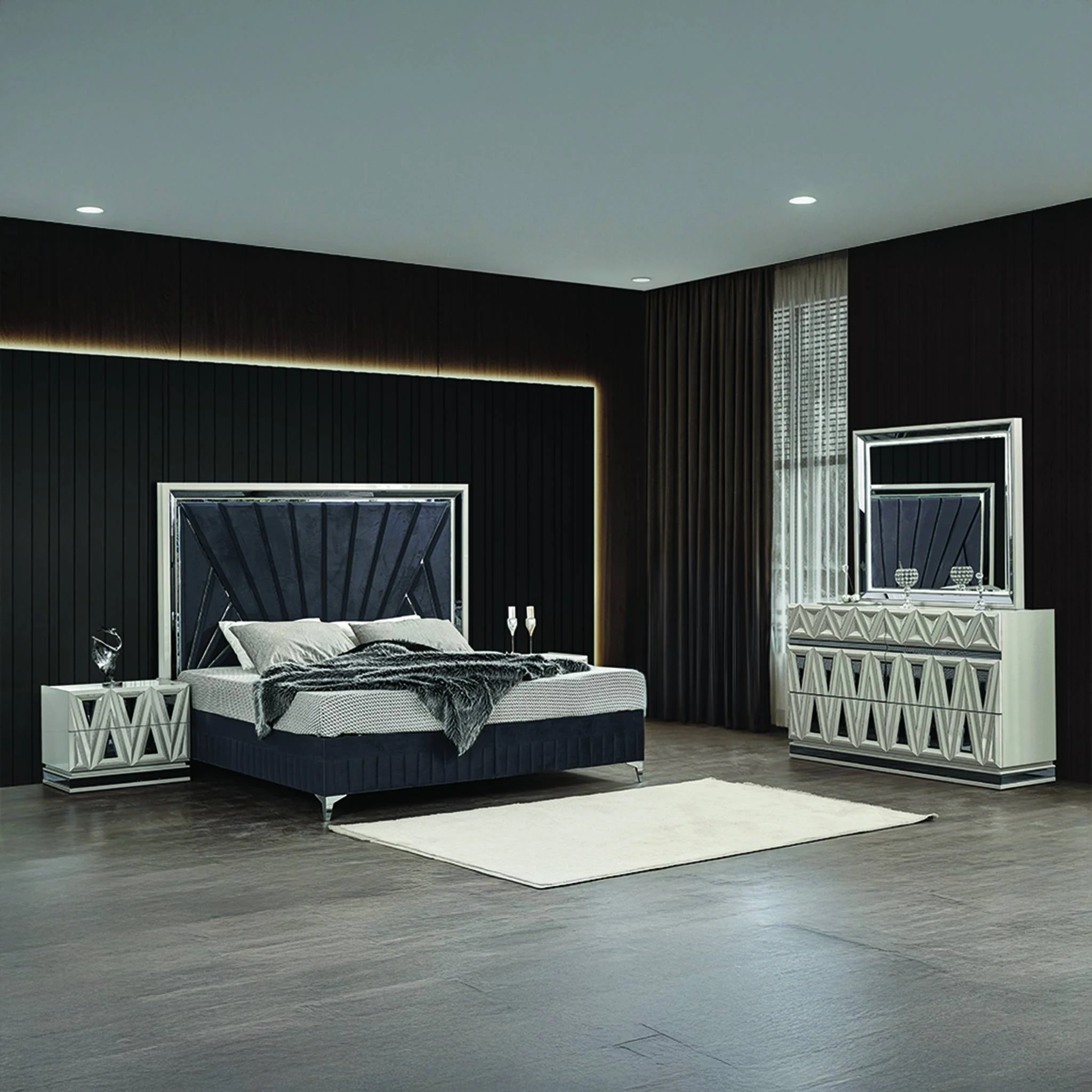 Lavita King 4PC Bedroom Set - Image 15