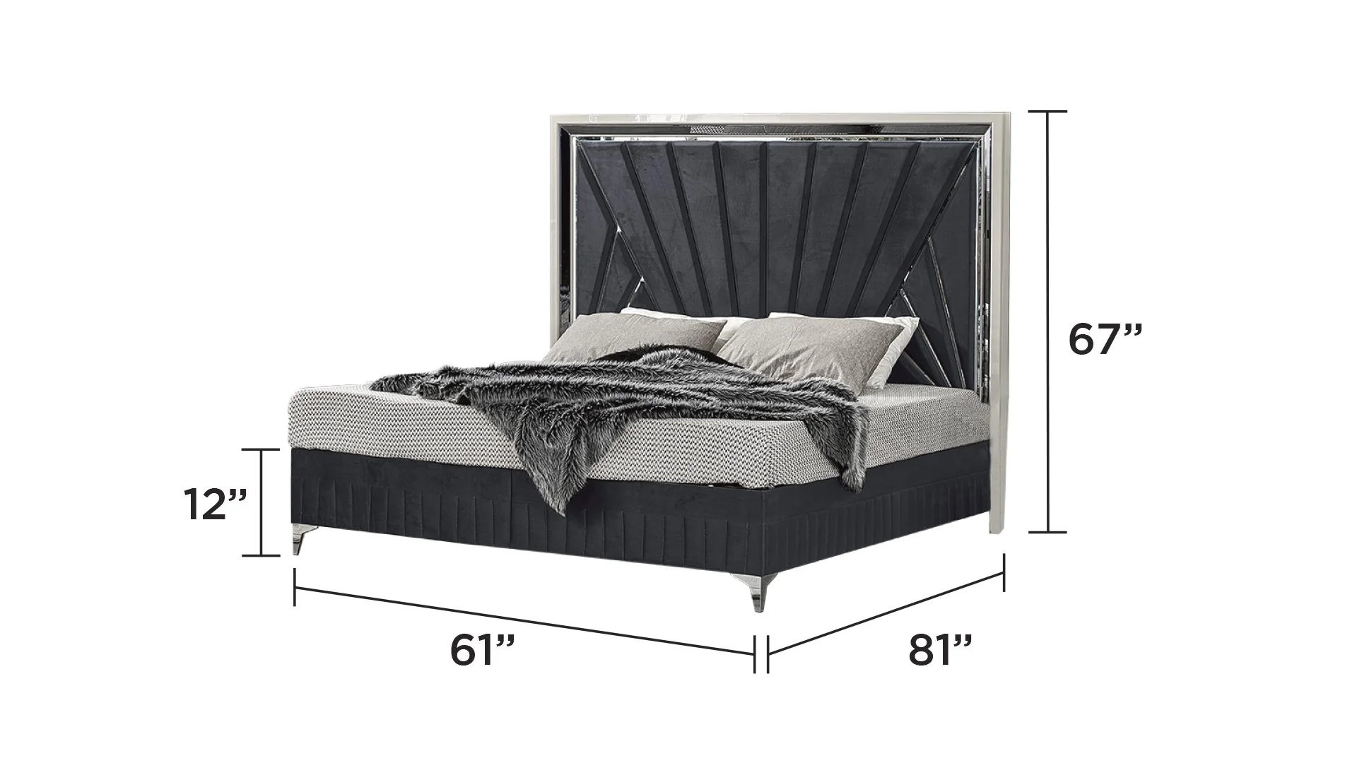 Lavita Queen Bed - Image 3