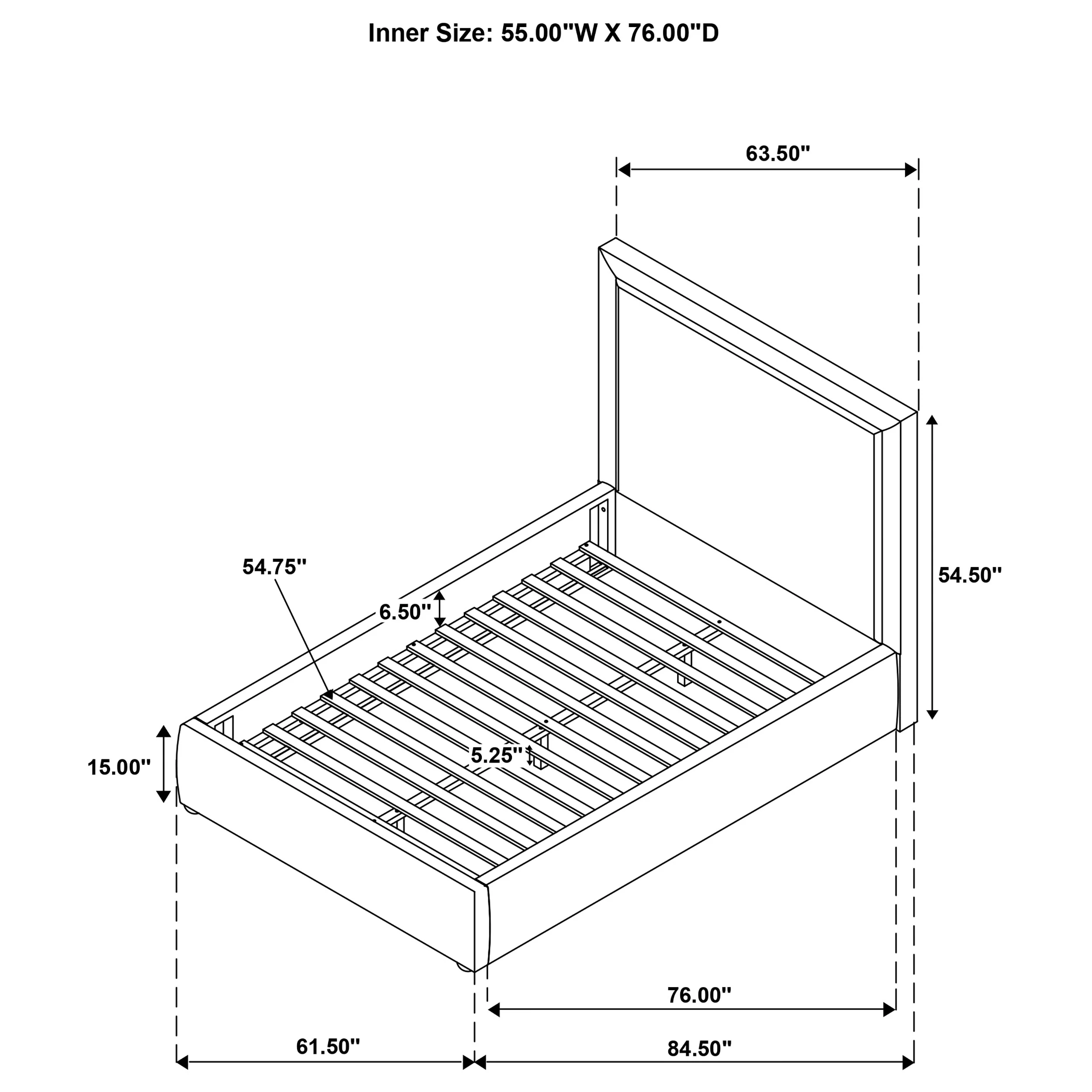 Lawson Panel Platform Bed - Image 27