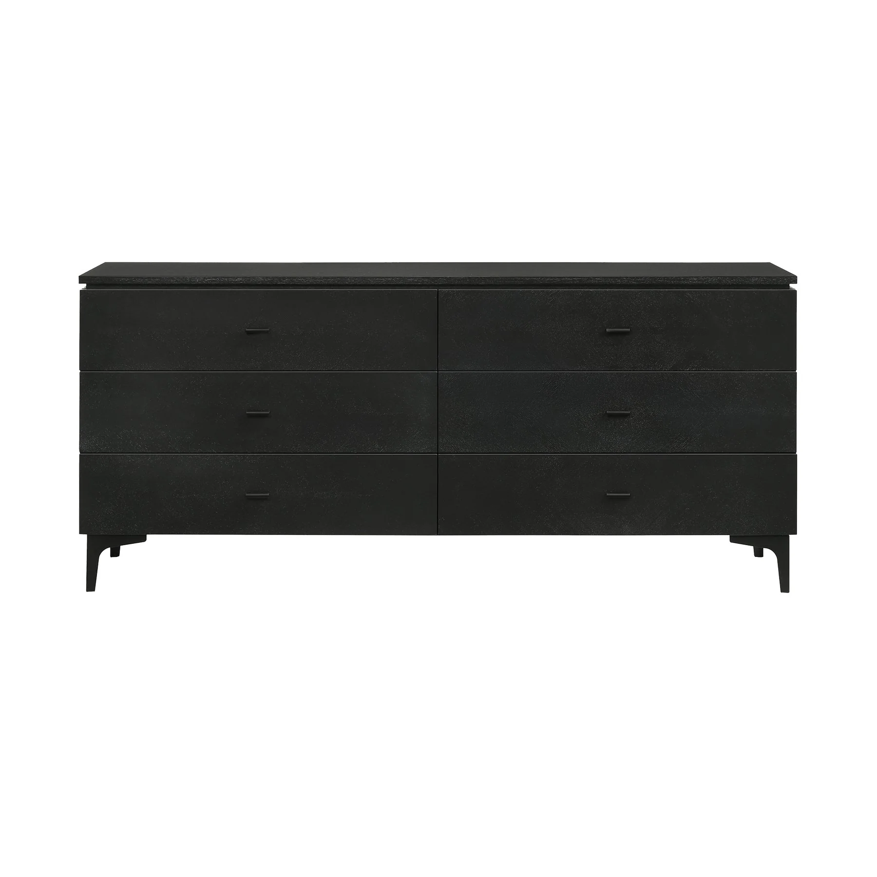 Legend 4 Piece Gray Fabric King Platform Bedroom Set with Dresser and Nightstands - Image 4