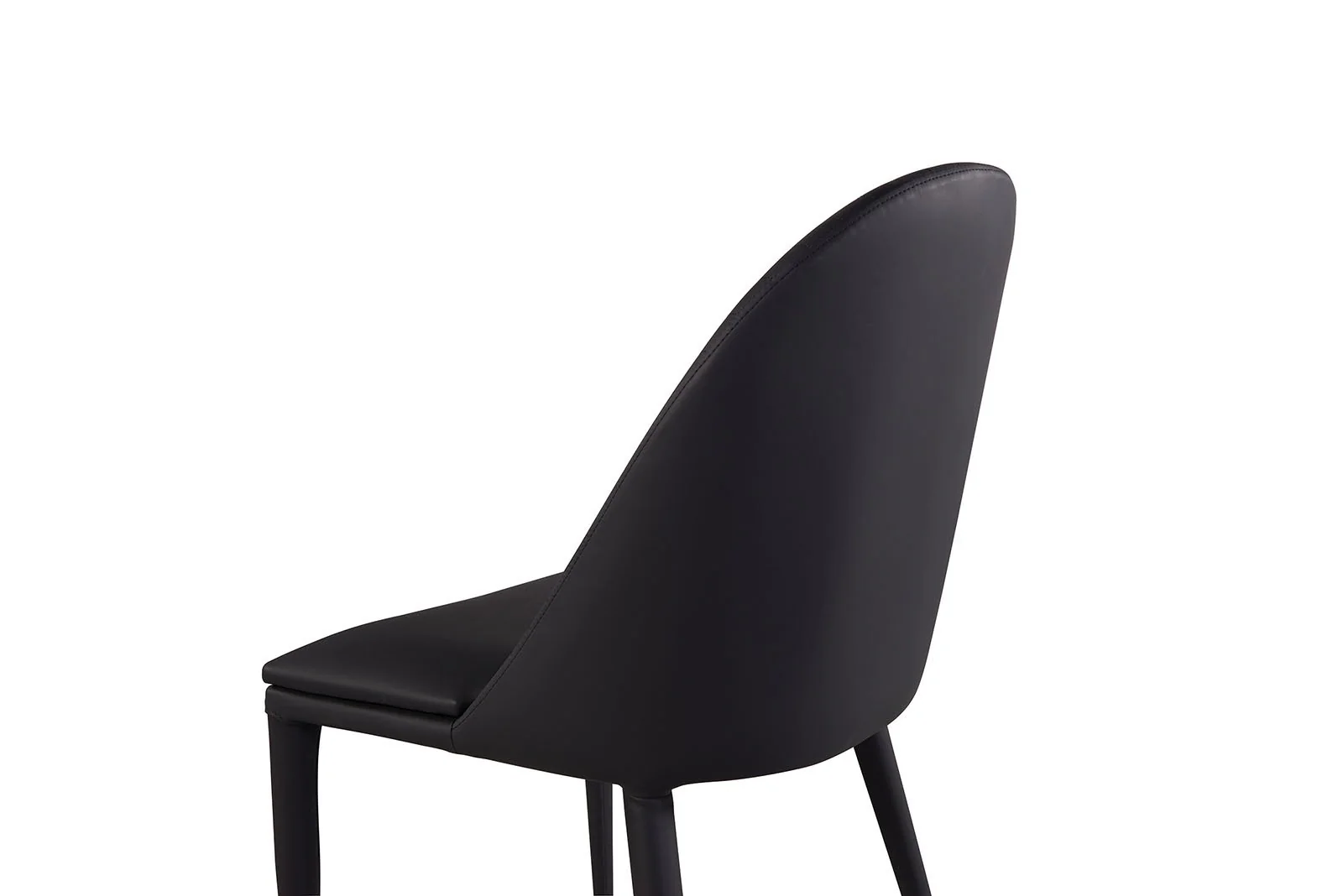 Lenvik Side Chair (2/CTN), Black/White - Image 4