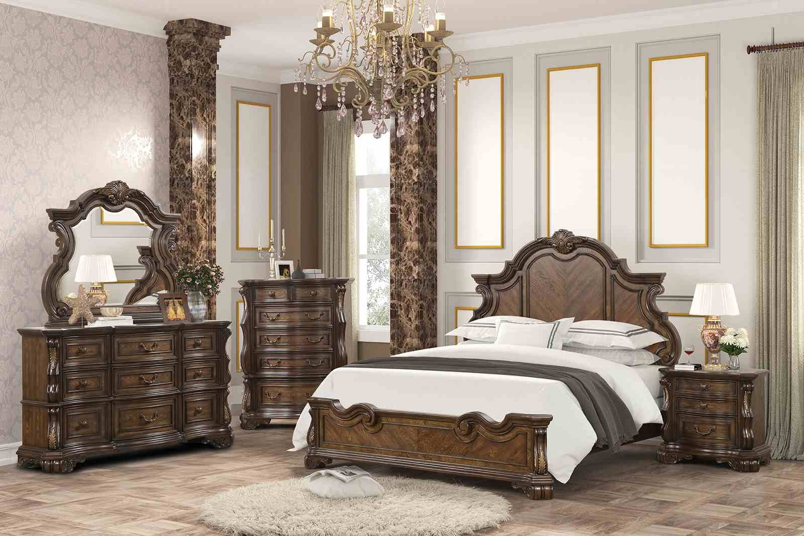 Leovanni 4 Pc. Queen Bedroom Set